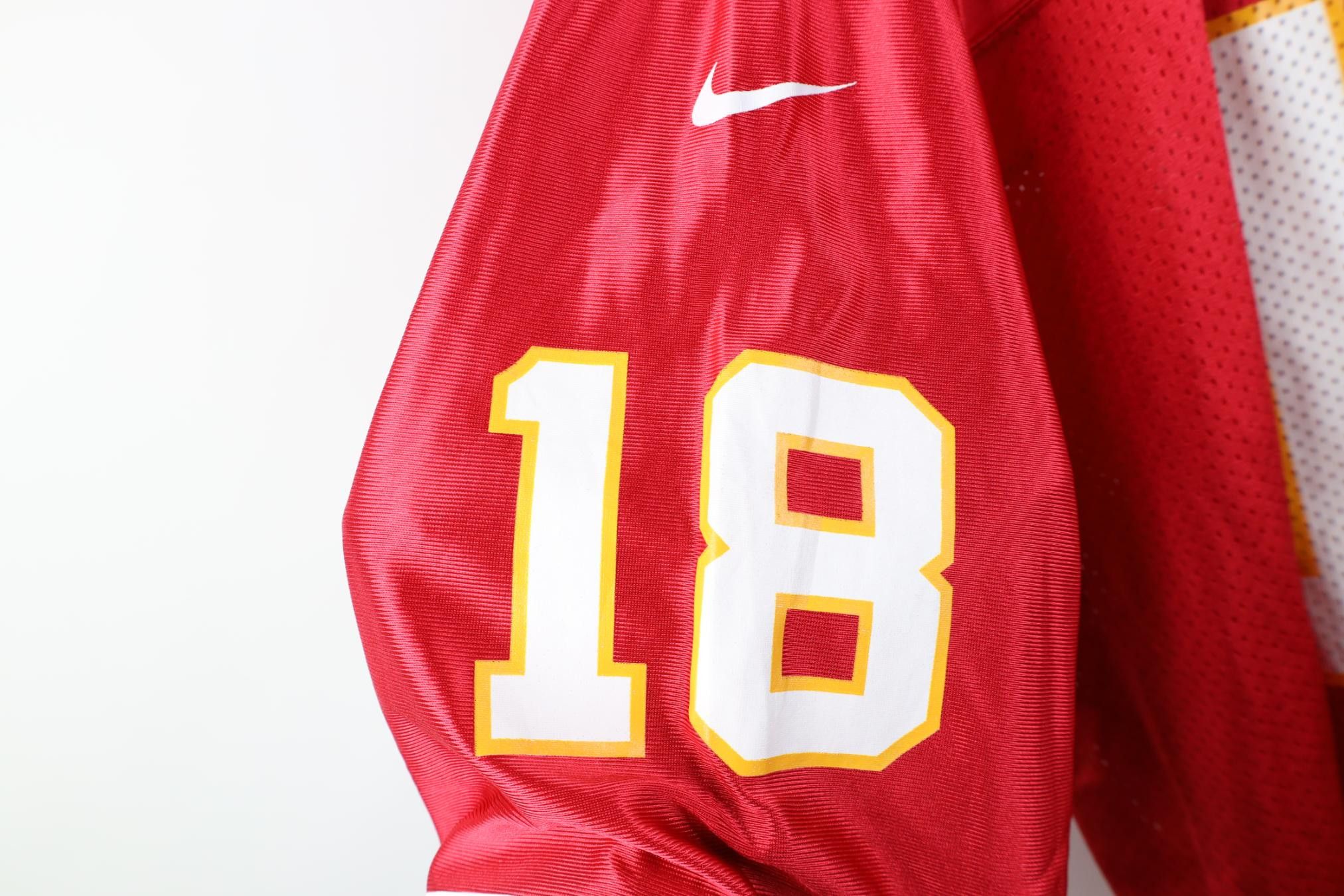 Nike Vintage 90s Y2K Nike Elvis Grbac Kansas City Jersey #18 Size US XXL / EU 58 / 5 - 5 Thumbnail
