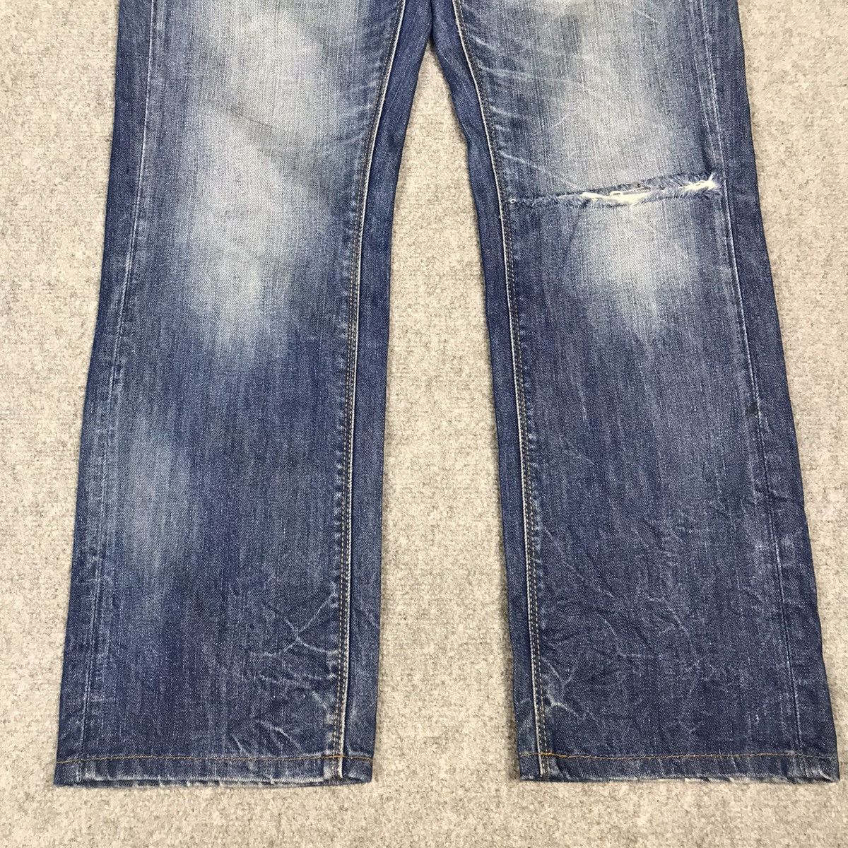 Japanese Brand × Zara Distressed japan style denim Zara jeans pants Size US 32 / EU 48 - 2 Thumbnail