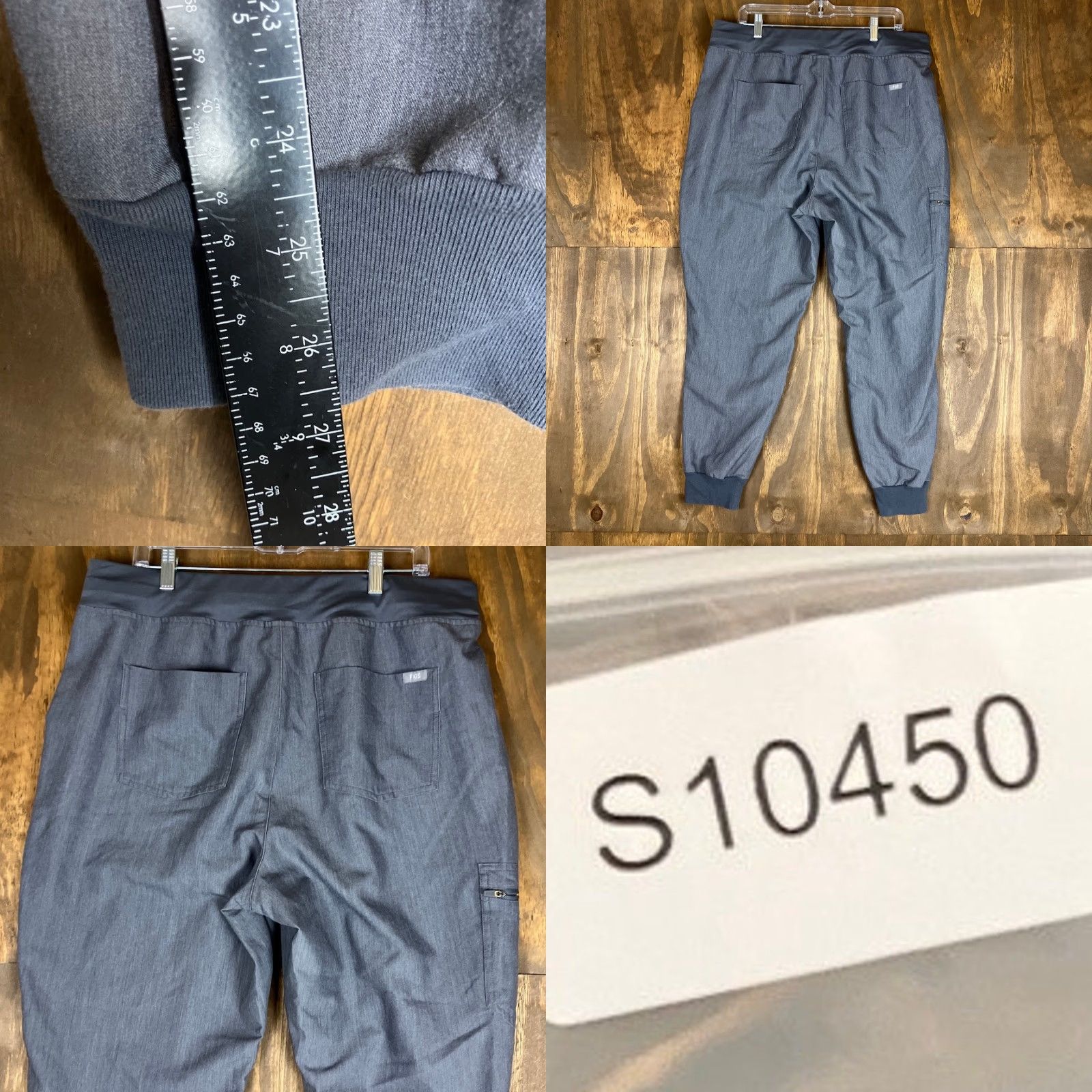 Vintage Figs Womens Pants Gray Zamora Jogger Technical Collection Stretch 2XL Size 40" / US 18 - 8 Thumbnail