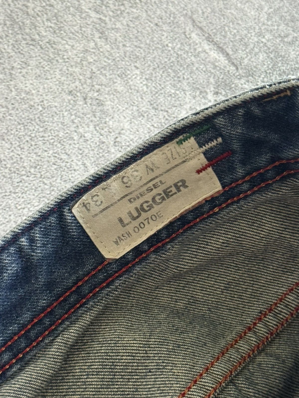 Diesel Diesel 36/34 Lugger denim baggy pants jeans trousers vintage Size US 36 / EU 52 - 13 Thumbnail