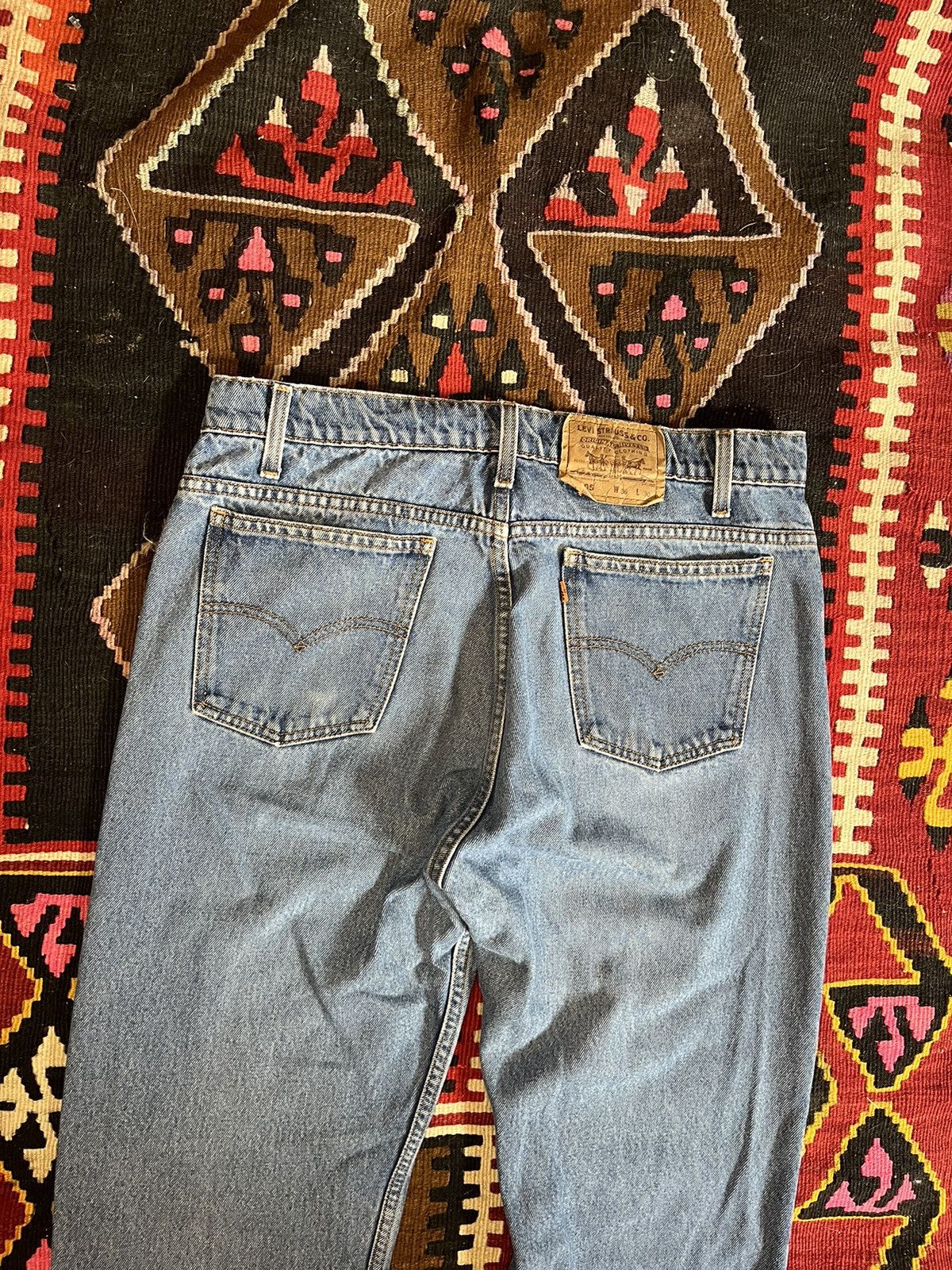 Levi's × Vintage Vintage 90s Levi’s 505 denim jeans Size US 33 - 2 Thumbnail