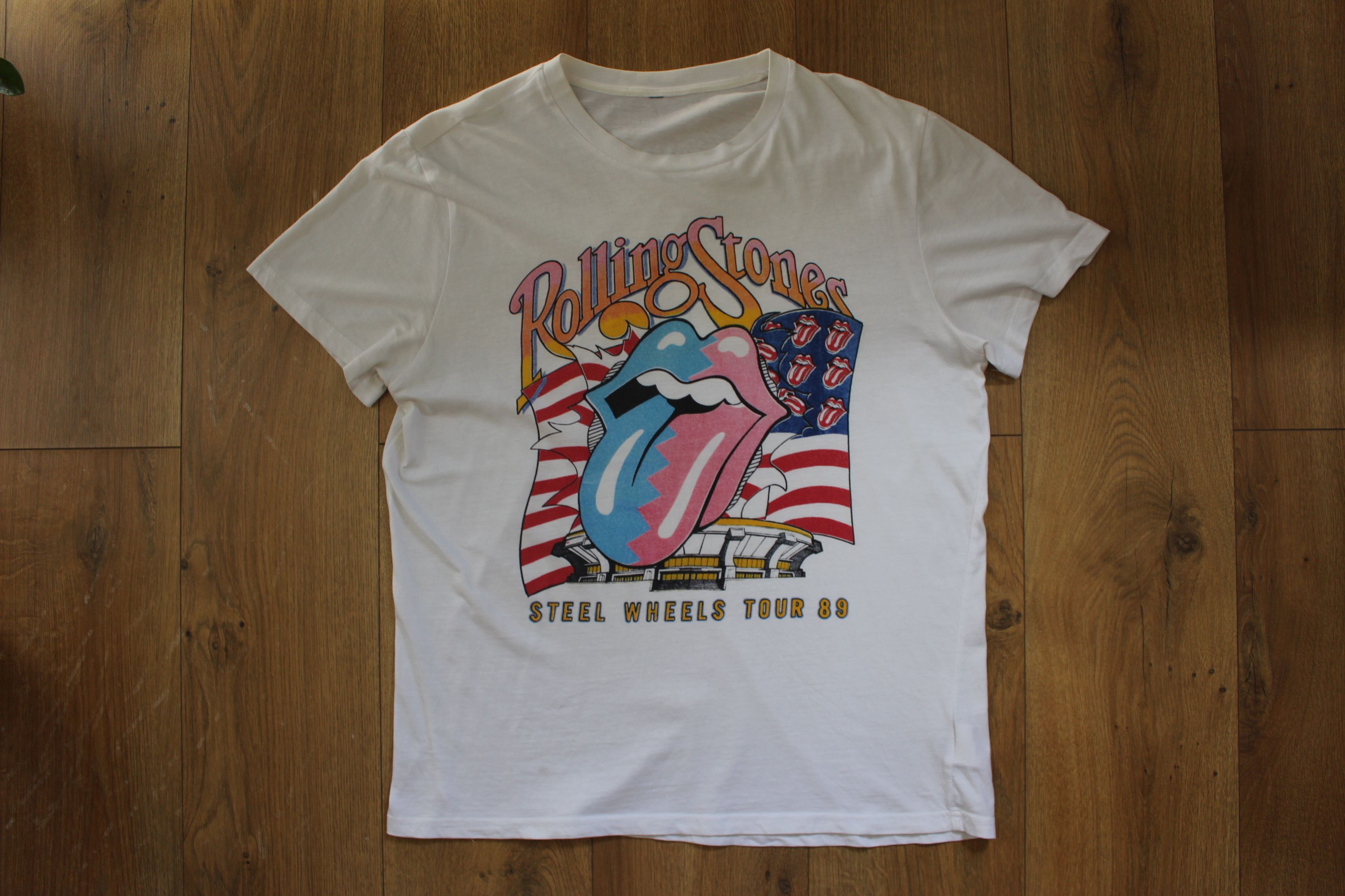 Band Tees × The Rolling Stones Steel Wheels Tour Tee - Harry Styles Size US M / EU 48-50 / 2 - 3 Thumbnail