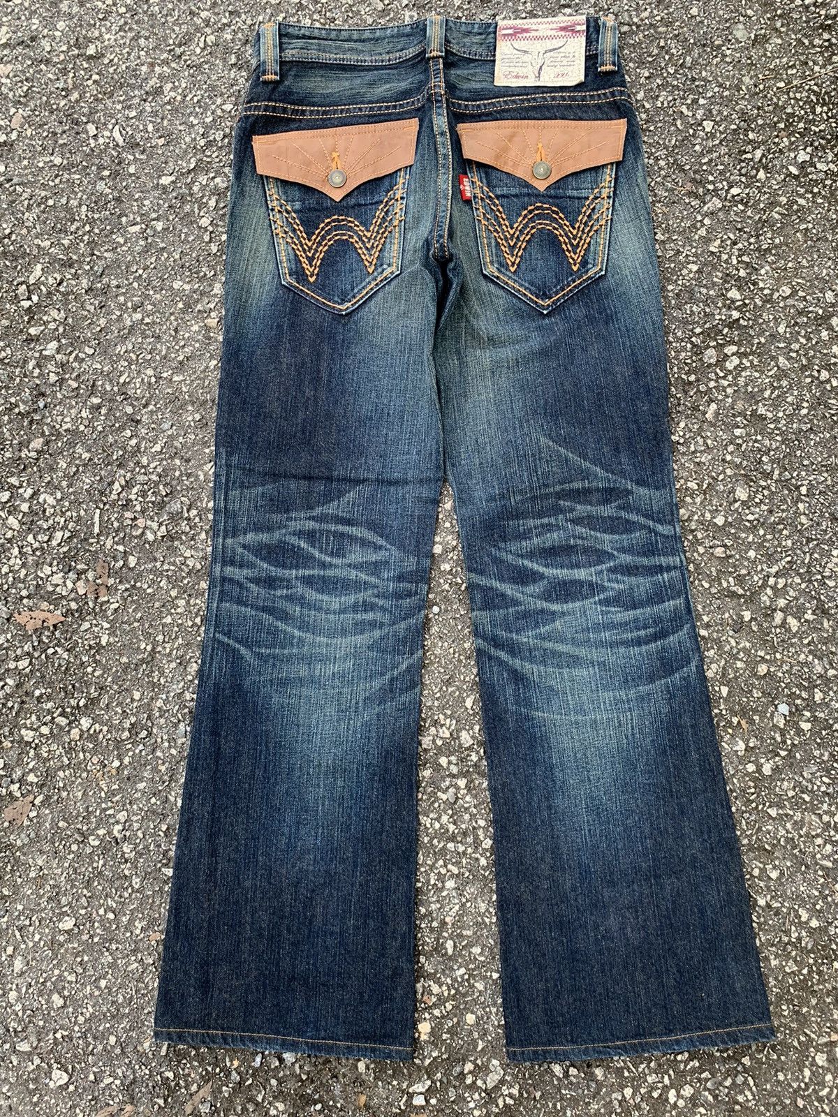 Edwin FLARE💥 EDWIN NAVAJO HIPPIES STYLE RUSTY DISTRESSED DENIM Size US 32 / EU 48 - 3 Thumbnail