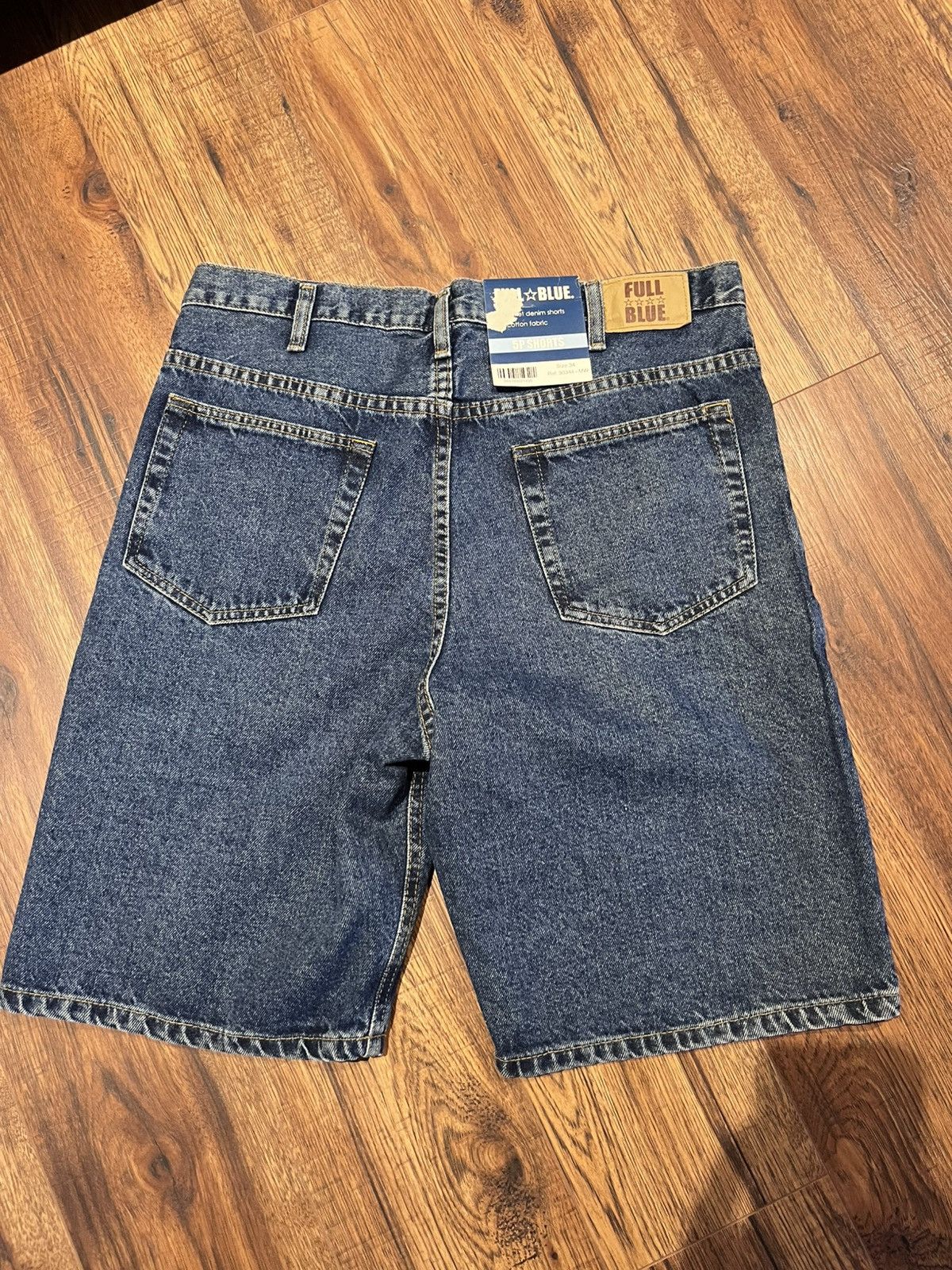 Other Vintage Fall Blue Baggy 90’s Deadstock Jorts Size US 34 / EU 50 - 2 Thumbnail