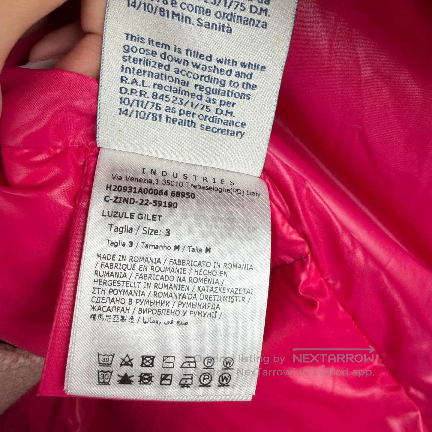 Moncler Moncler Red Hooded Down Vest. Size L / US 10 / IT 46 - 5 Thumbnail
