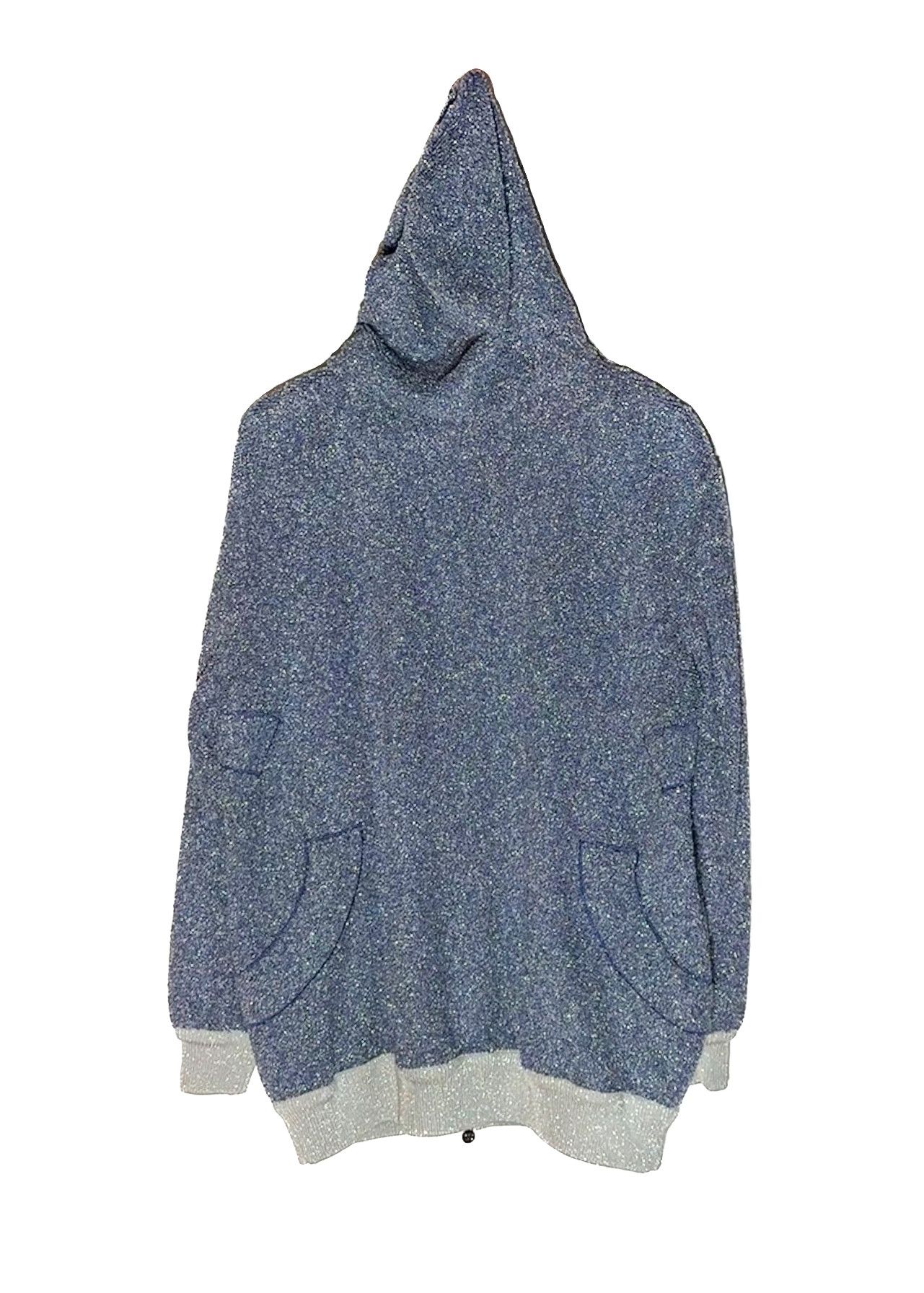 Chanel Chanel 2017 Blue Metallic CC Zip-Up Hoodie Size XL / US 12-14 / IT 48-50 - 6 Thumbnail