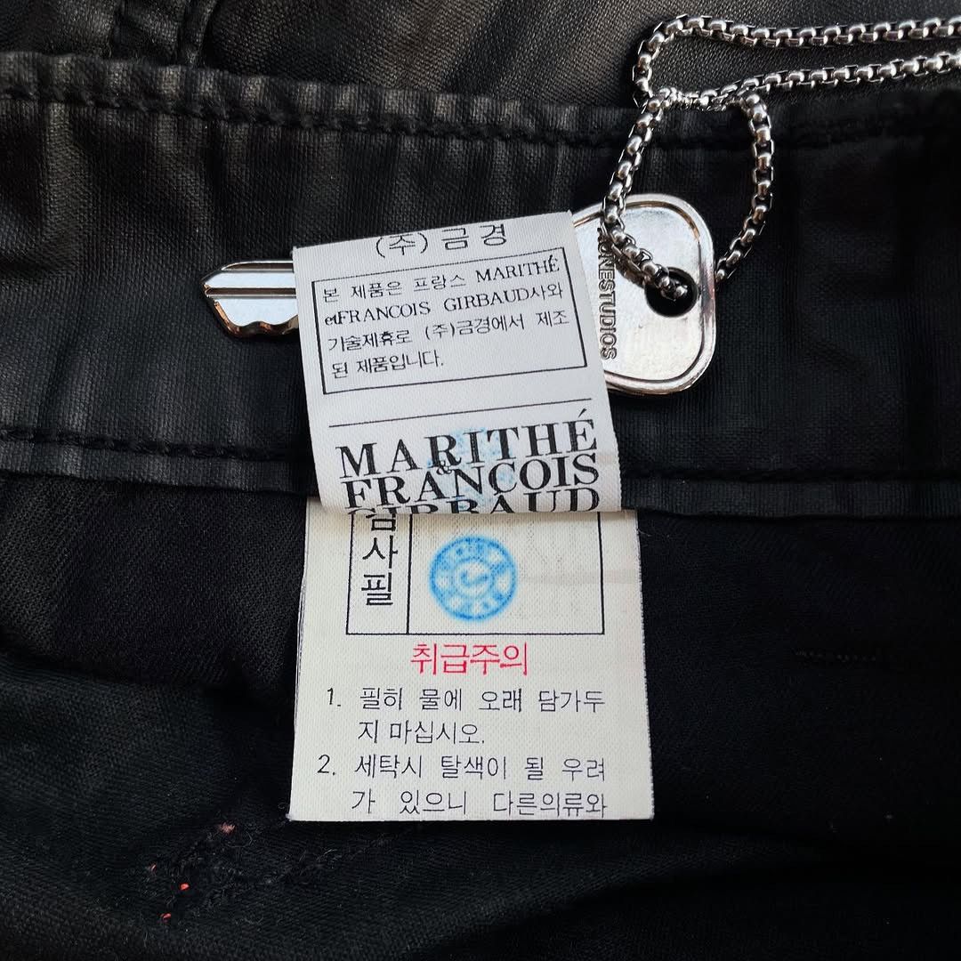 Marithe + Francois Girbaud ⚡️QUICKSALE⚡️Archive Marithe Francois Girbaud Waxed Cargo Size US 31 - 11 Thumbnail