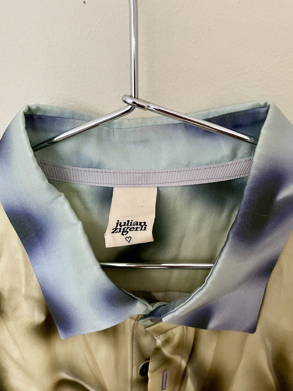 Julian Zigerli Julian Zigerli multicolor silk collar shirt Size US S / EU 44-46 / 1 - 3 Thumbnail