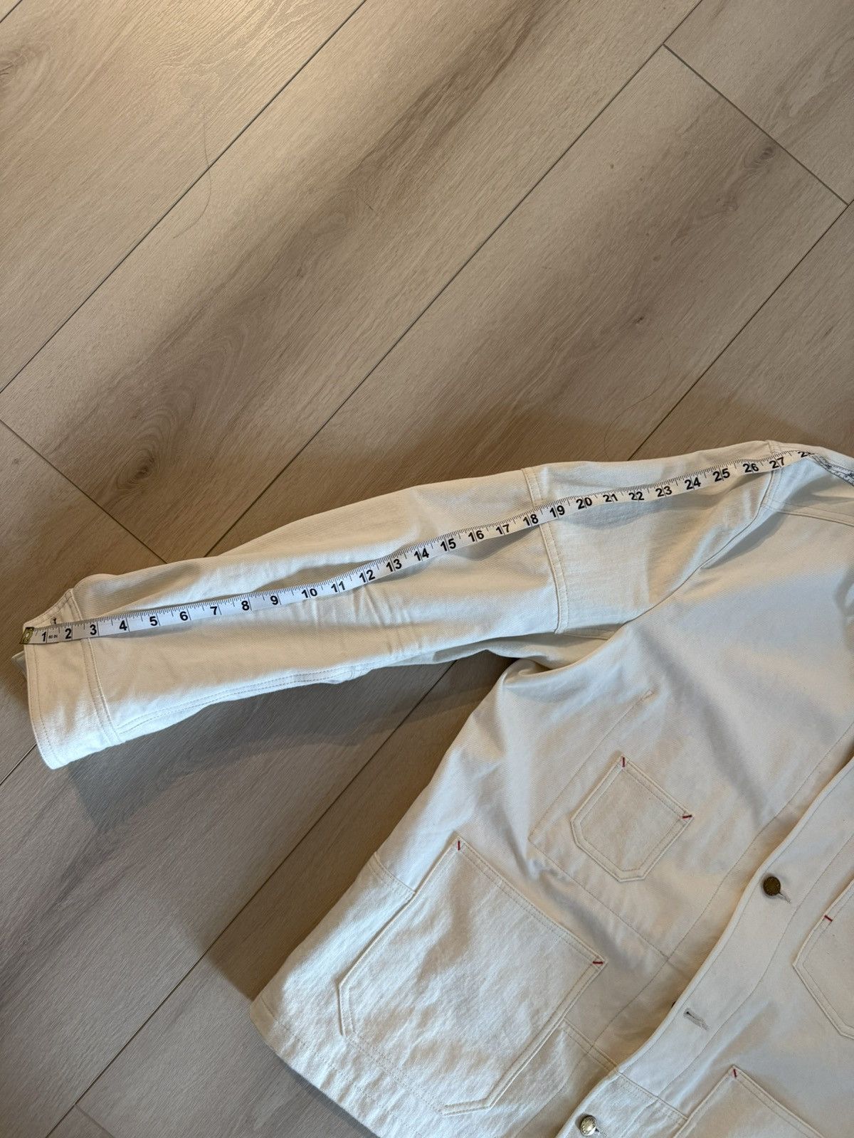 Junya Watanabe Junya Watanabe Canvas White Light Jacket Size US XL / EU 56 / 4 - 8 Thumbnail