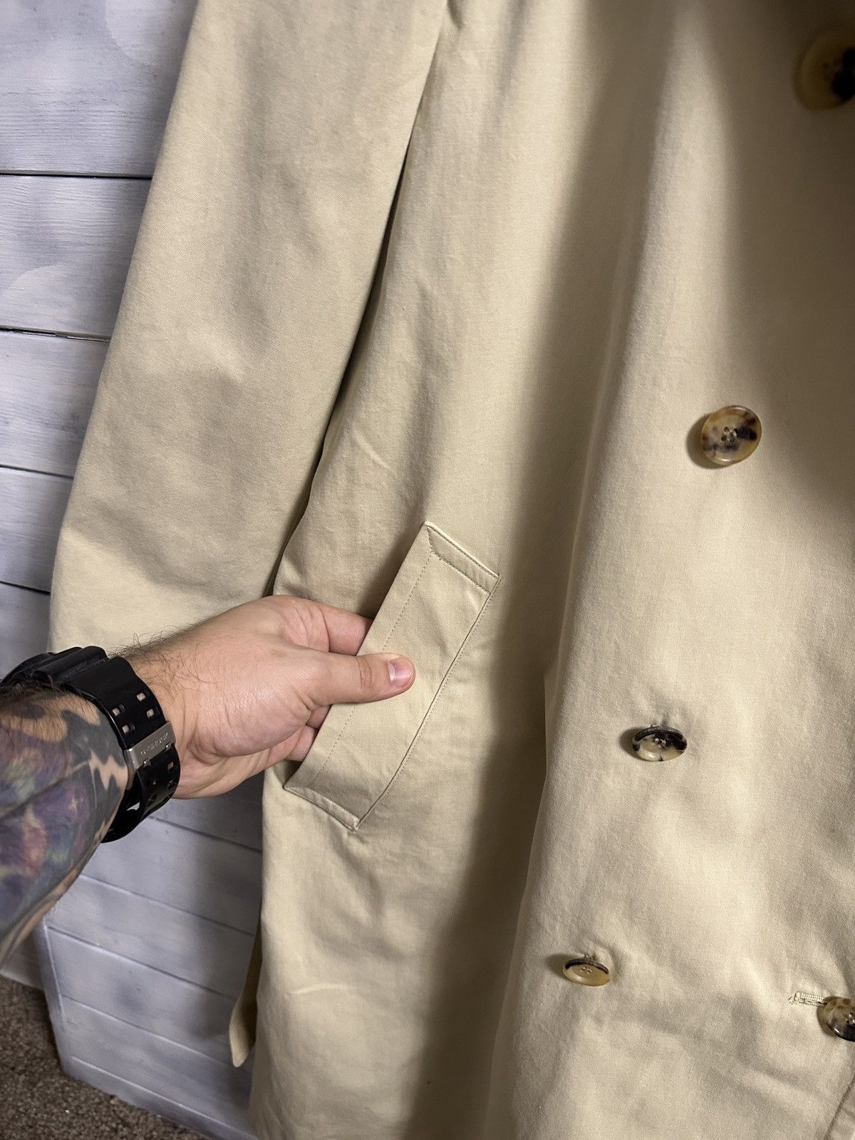 Burberry Rare Luxury Burberry WMN Coat Vintage Nova Check Size ONE SIZE - 5 Thumbnail