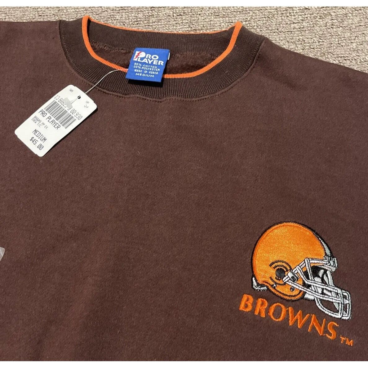 Pro Player Vintage 90s Medium Cleveland Browns NFL Dawg Pound Pro Playe Size US M / EU 48-50 / 2 - 3 Thumbnail