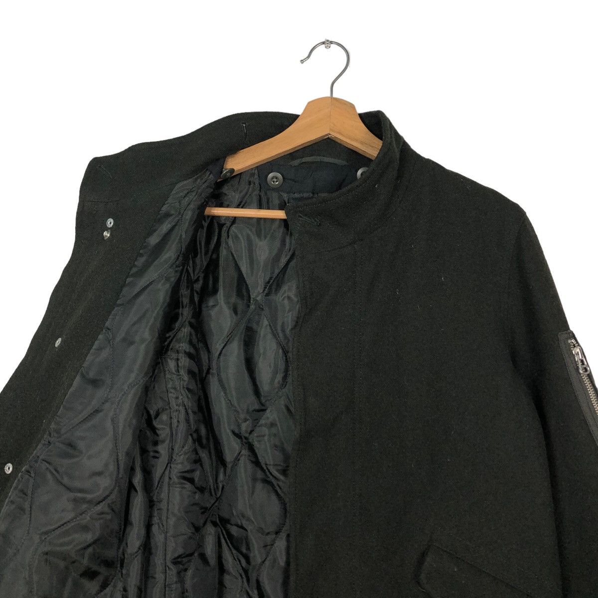 Japanese Brand 🔥Vintage Wool Bomber Jacket Biker Universe Issey Miyake Size US S / EU 44-46 / 1 - 12 Thumbnail