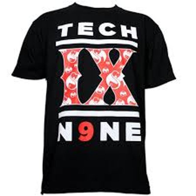 Other Alstyle Mens Tech N9ne IX Inset Graphic Tee T-Shirt Black L Size US L / EU 52-54 / 3 - 1 Thumbnail