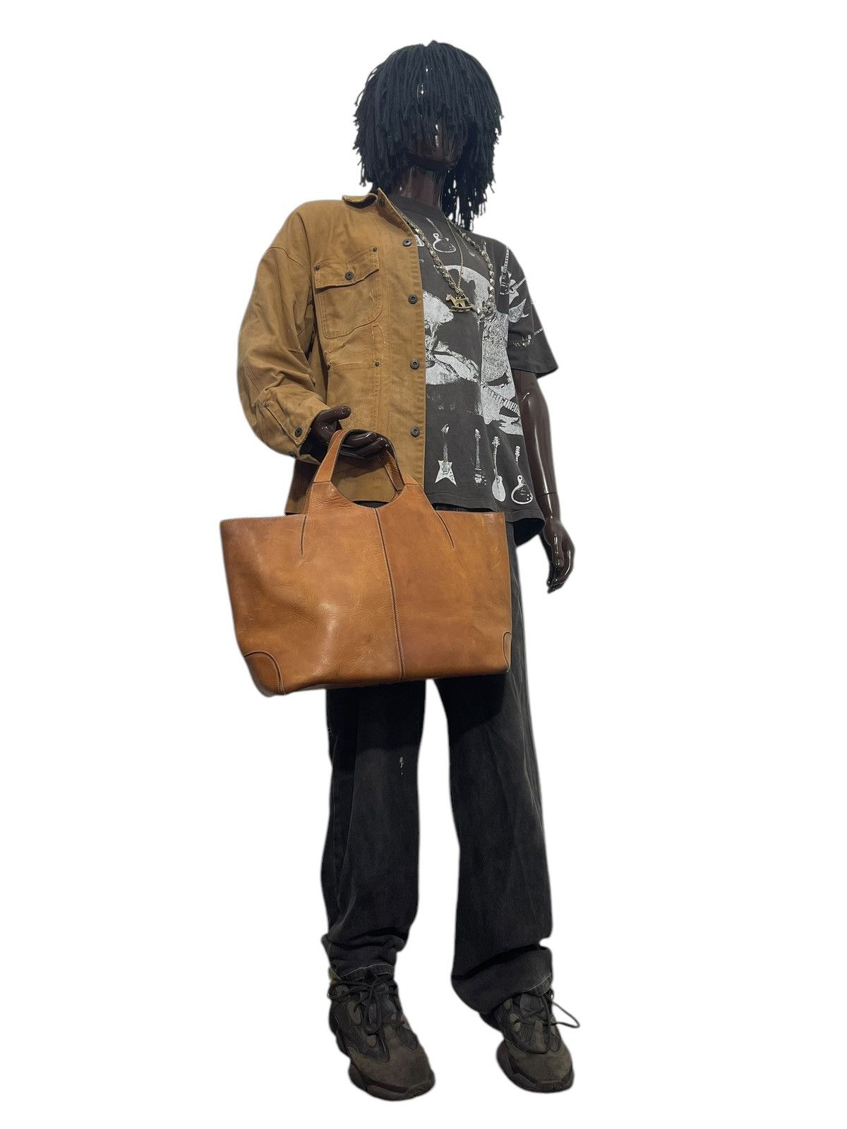 Genuine Leather Full Leather Patina Dakota Japan Tote Bag 1🟩8 Size ONE SIZE - 3 Thumbnail