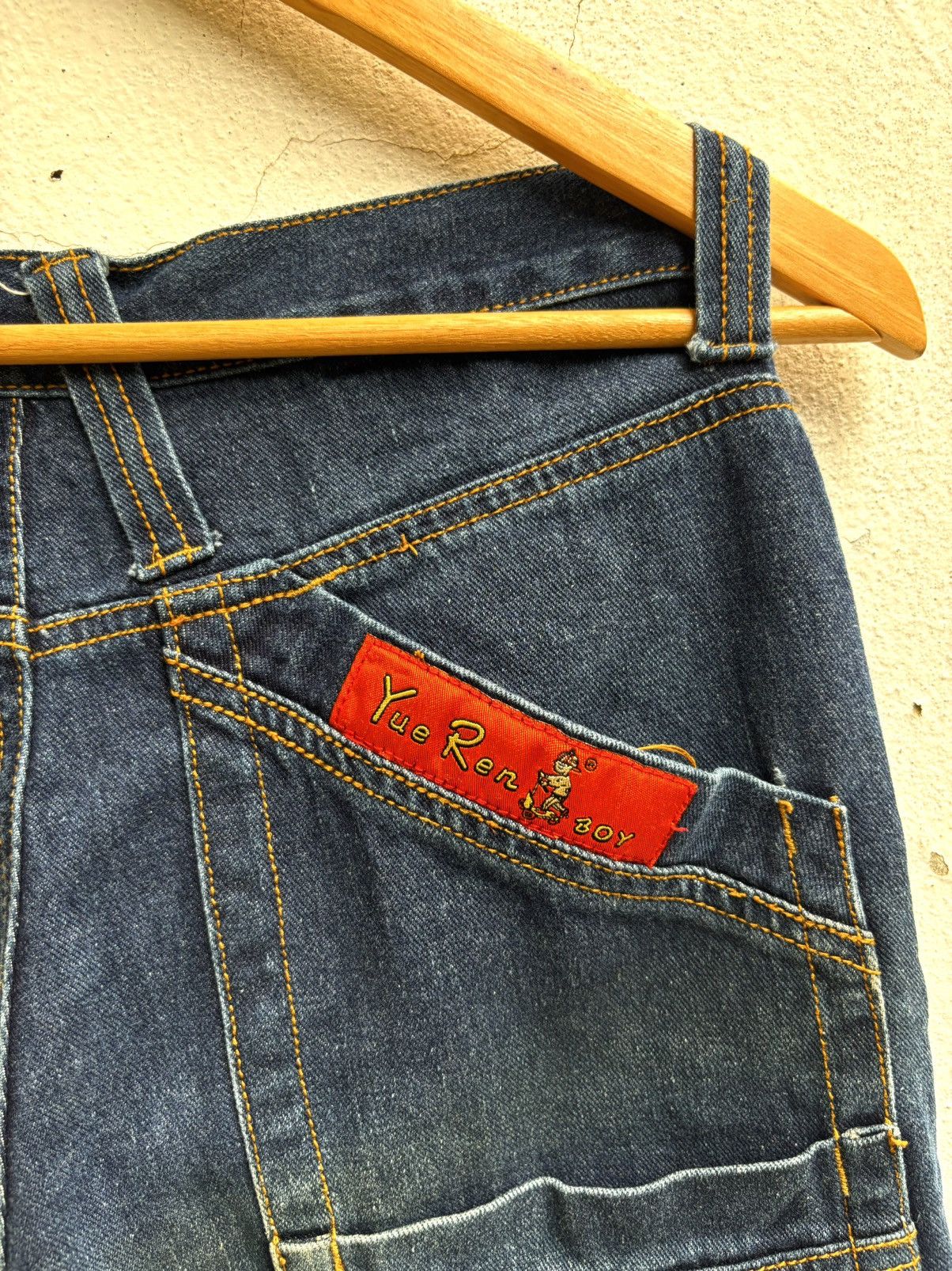 Japanese Brand Vintage Yue REN BOY Jeans (JNCO Style) Skateboard Size US 26 / EU 42 - 7 Thumbnail