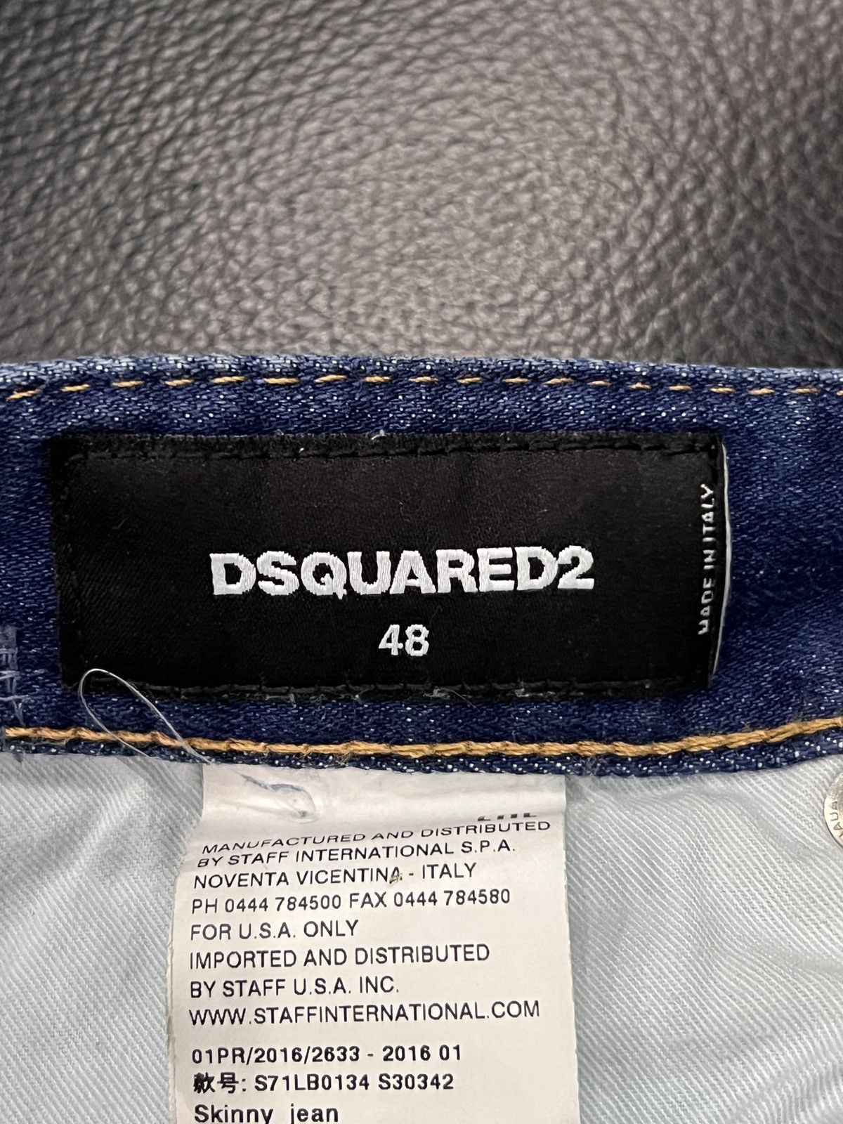 Dsquared2 Dsquared2 2016 Runway Collection: Paint Splatter, Distressed Size US 34 / EU 50 - 16 Thumbnail