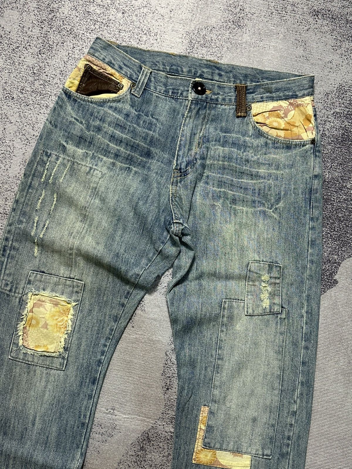Kapital Vintage Kapital Patchwork Denim Japanese Brand Size US 32 / EU 48 - 3 Thumbnail