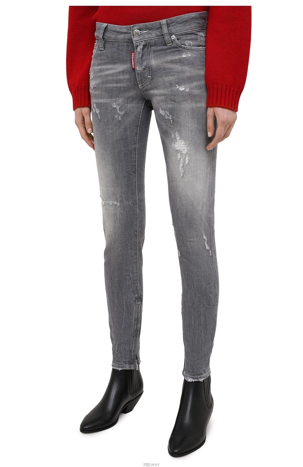 Dsquared2 Dsquared2 MEDIUM WAIST SKINNY Jeans Size 26" / US 2 / IT 38 - 1 Thumbnail