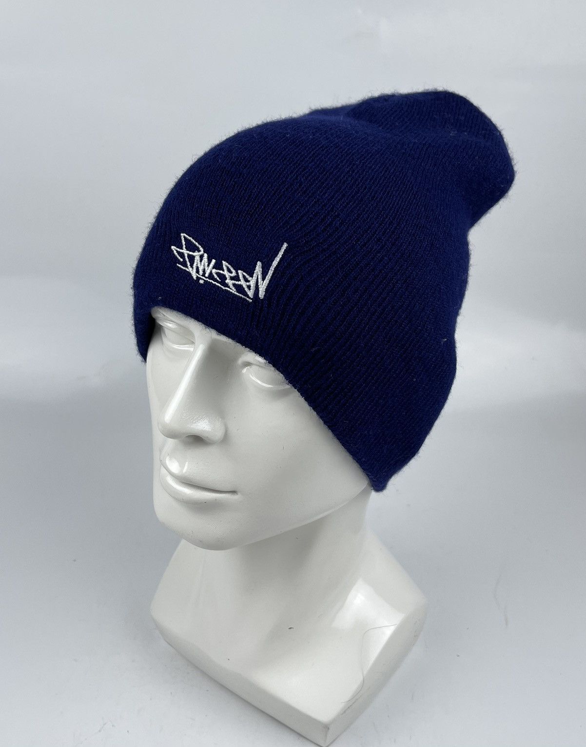Stussy super rare upside down mirror logo stussy beanie hat tc4 Size ONE SIZE - 1 Thumbnail