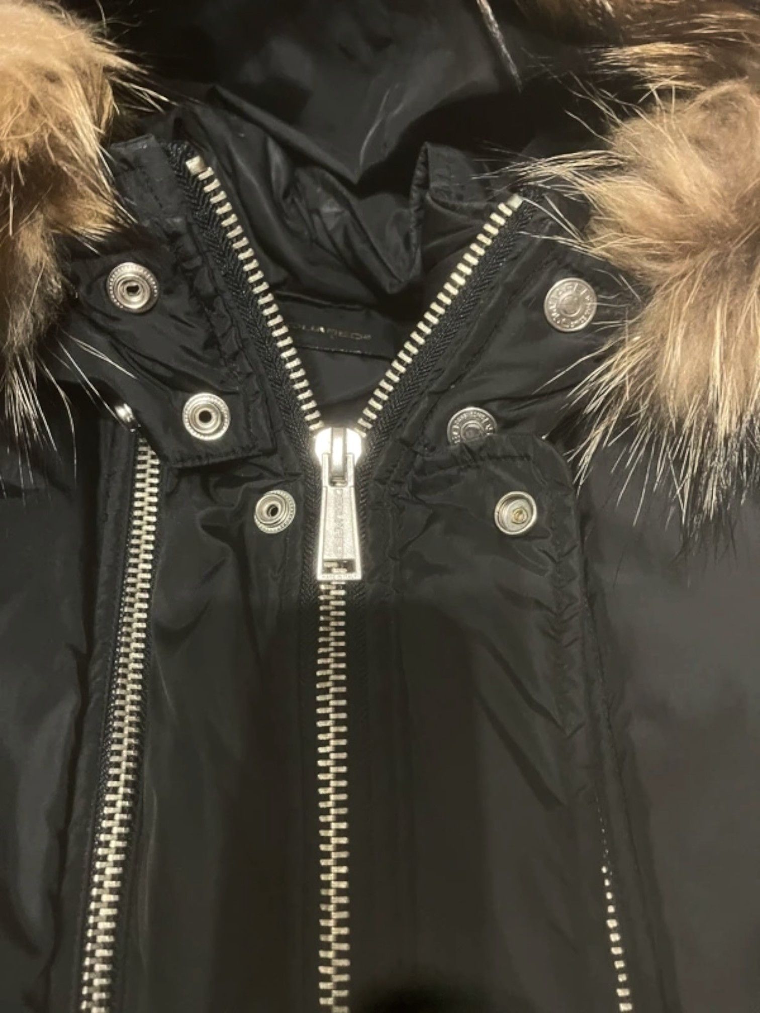 Dsquared2 Dsquared² Black Down Jacket w/ Murmasky Fur c. 2000s Size US XL / EU 56 / 4 - 10 Thumbnail