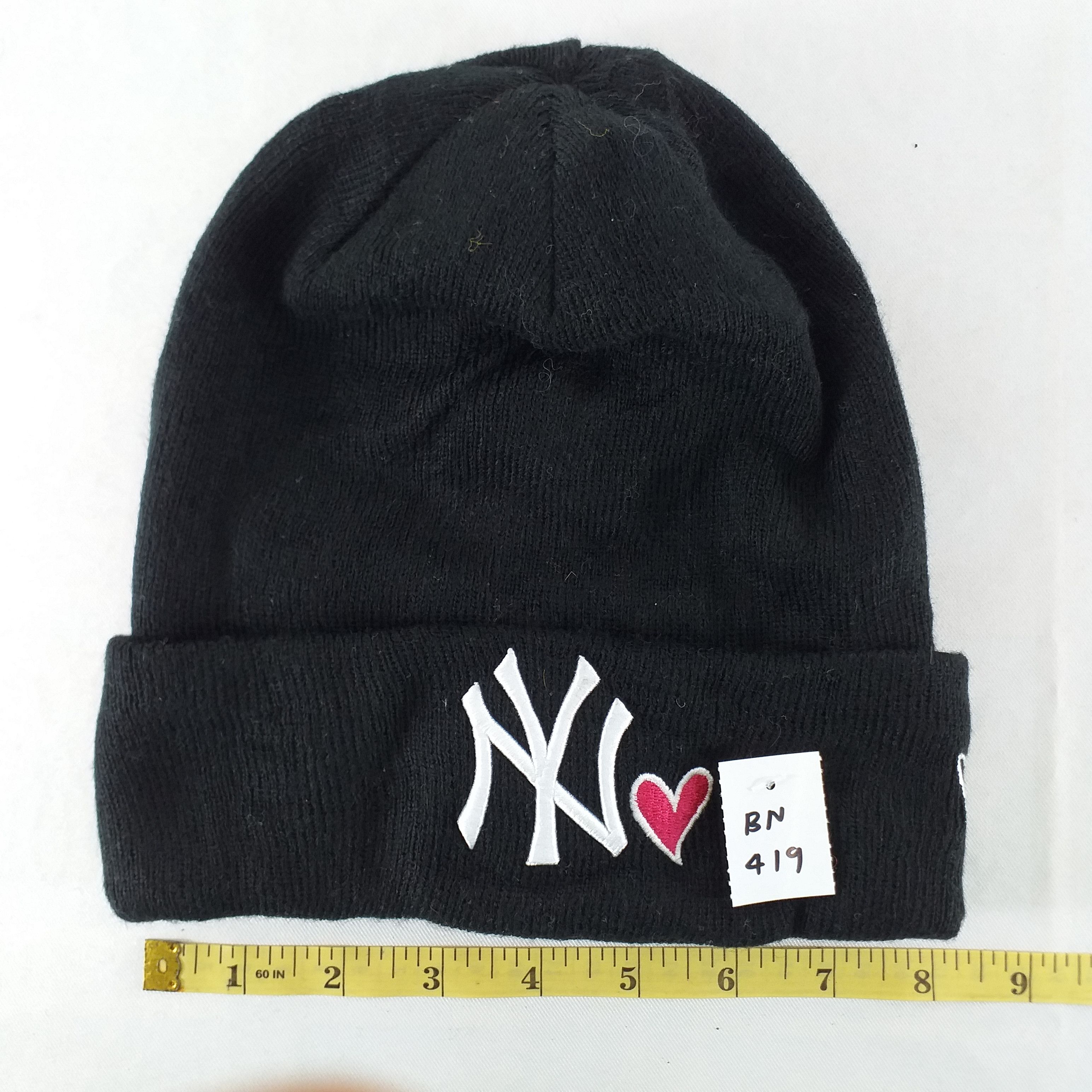 Japanese Brand NY Embroidery Snow Cap Hat Beanie -BN419 Size ONE SIZE - 4 Thumbnail