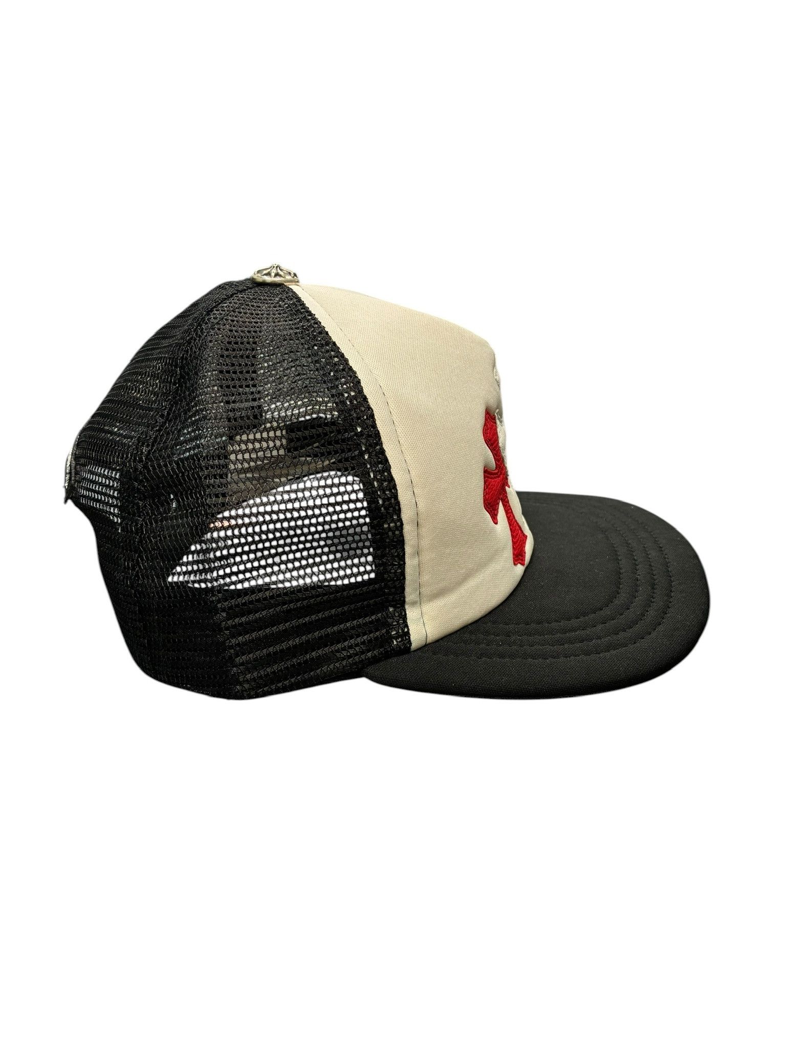 Chrome Hearts Chrome Hearts Triple Cross Trucker Hat Red White Blue Size ONE SIZE - 5 Thumbnail