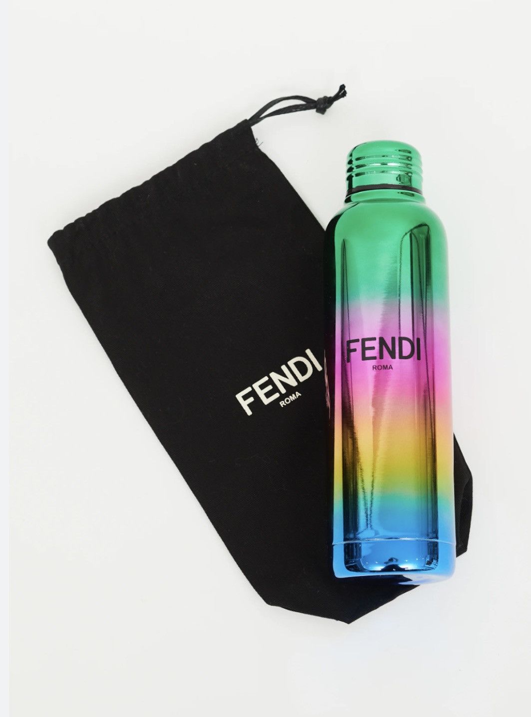 Fendi rainbow metallic Water Bottle
