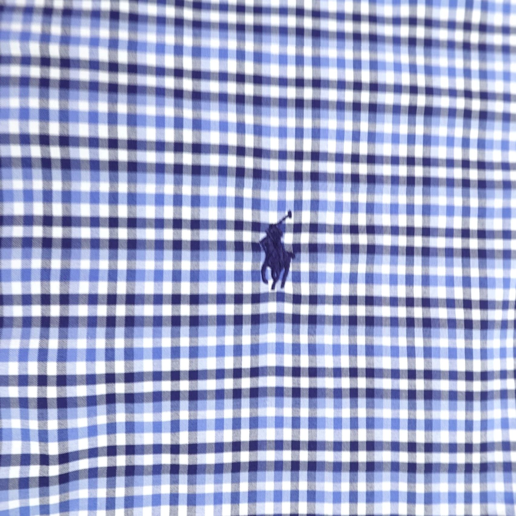 Ralph Lauren VINTAGE Ralph Lauren Shirt Mens XL Blue Gingham Plaid Classic Fit Button-Up Size US XL / EU 56 / 4 - 3 Thumbnail