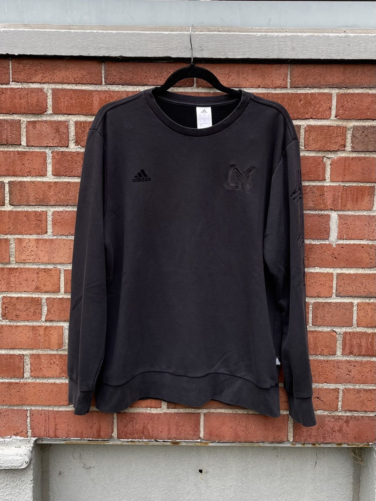 Adidas Adidas LAFC MLS Soccer Club crewneck Sweatshirt Size US M / EU 48-50 / 2 - 1 Thumbnail