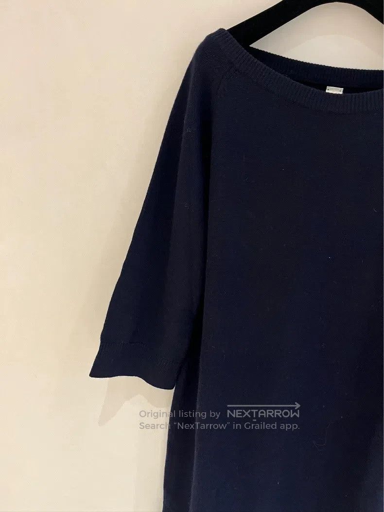 Hermes Hermes Navy Blue Long Cashmere Sweater Size XXS / US 00 / IT 34 - 3 Thumbnail