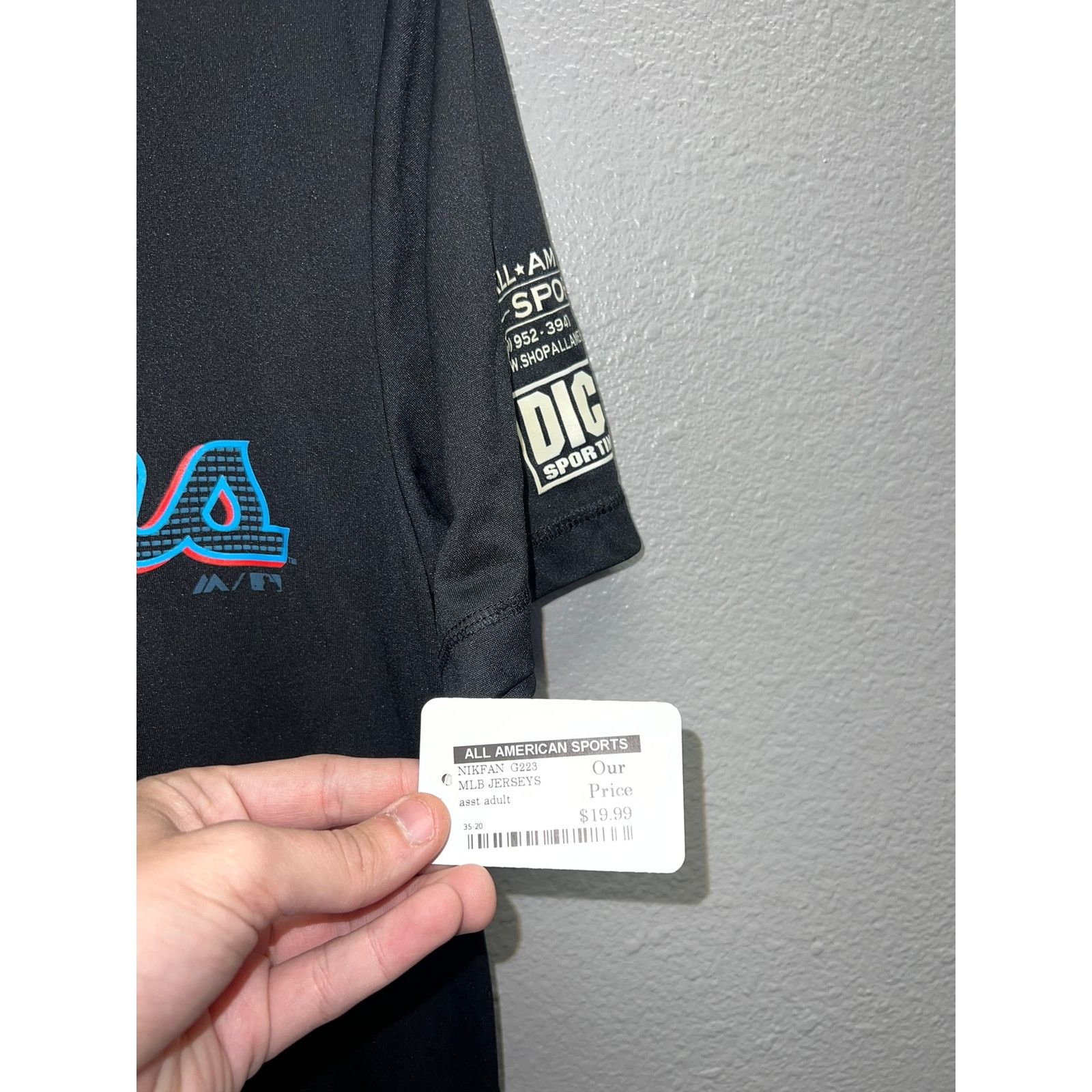 Majestic Florida Marlins Evolution Tee Jersey Active Top Cool Base S Size US S / EU 44-46 / 1 - 4 Thumbnail