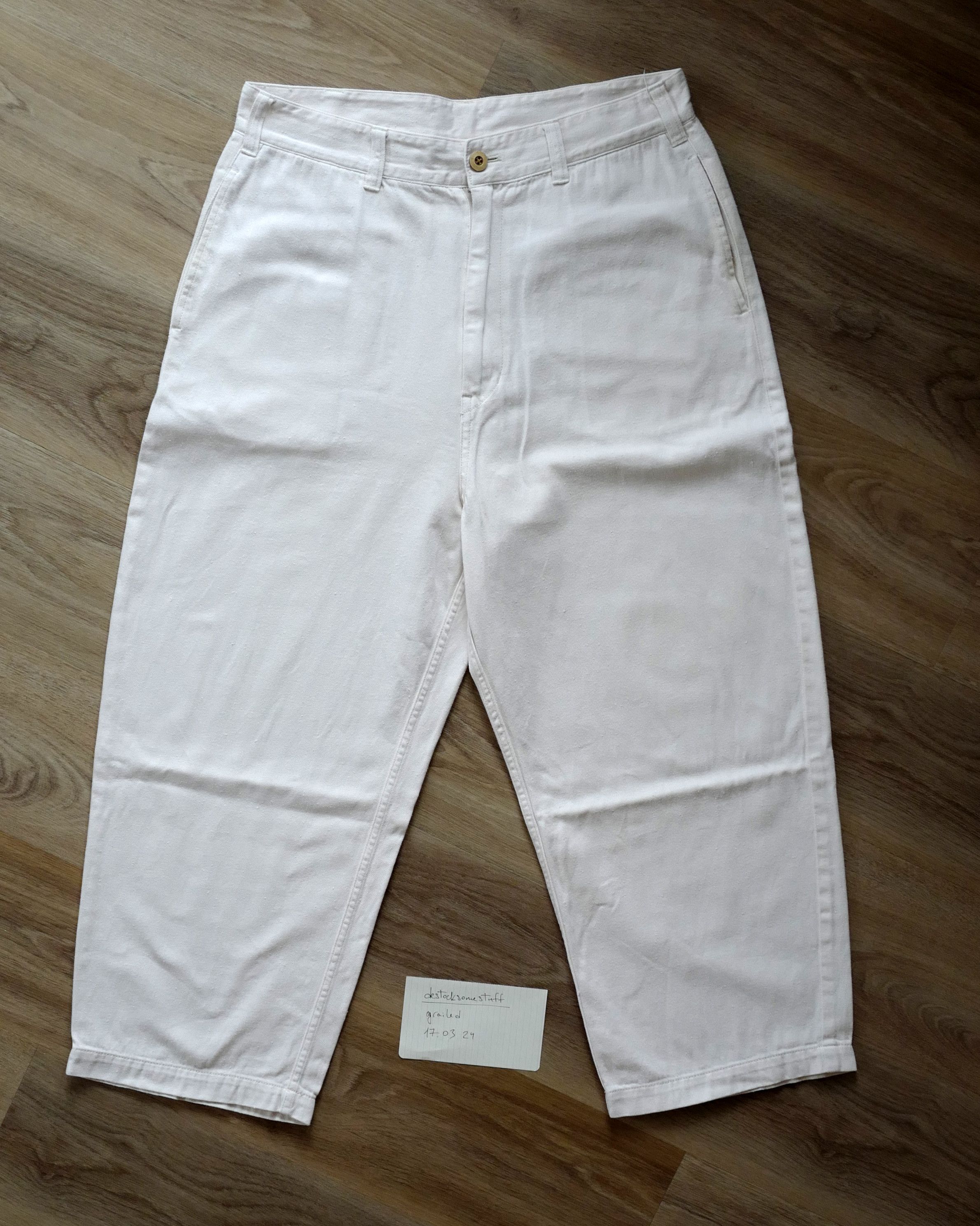 image of Porter Classic Trousers in White, Men's (Size 32)