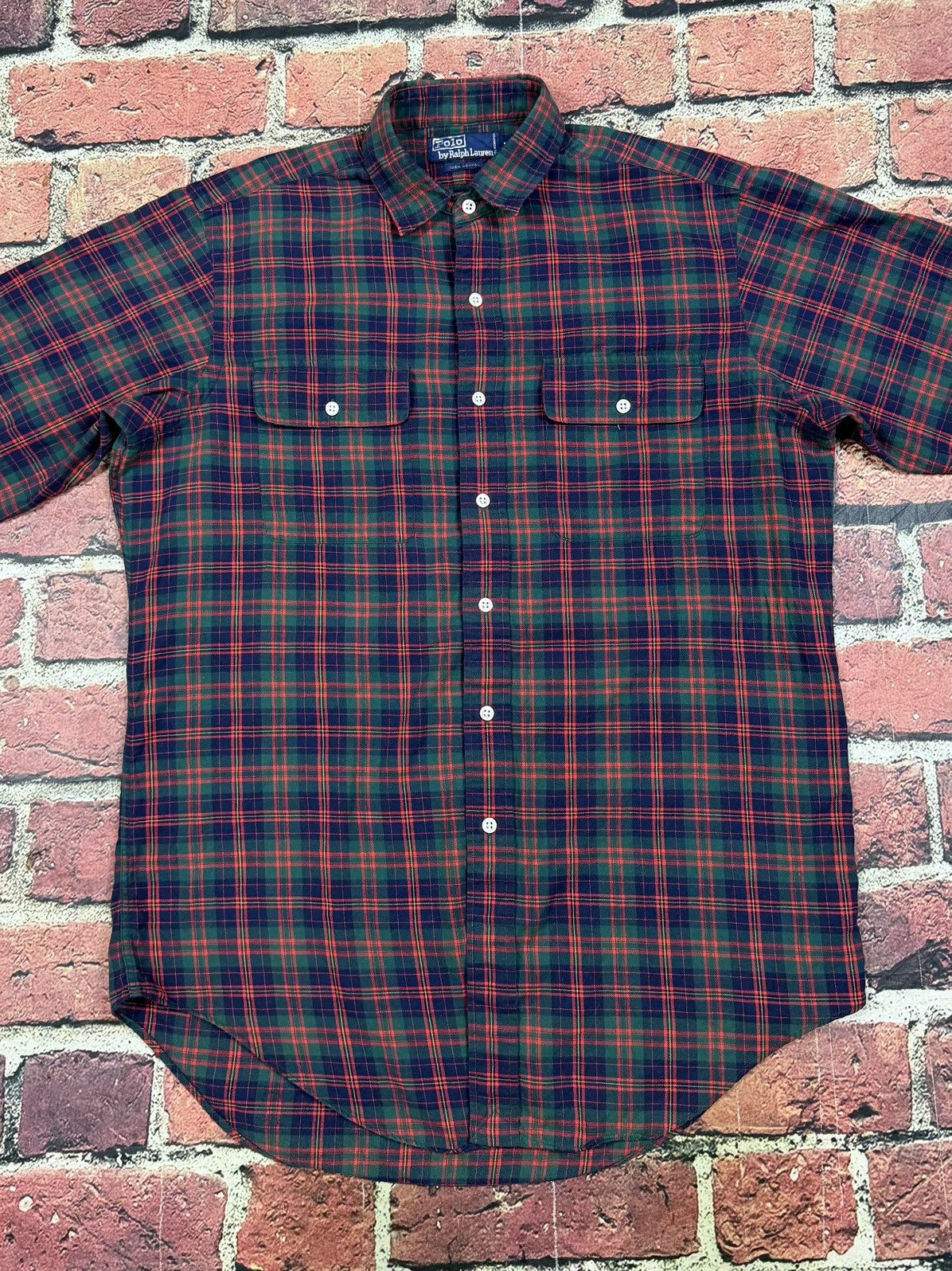 Polo Ralph Lauren Vintage Ralph Lauren Shirt Plaid Long Sleeve Button Up Size US M / EU 48-50 / 2 - 3 Thumbnail