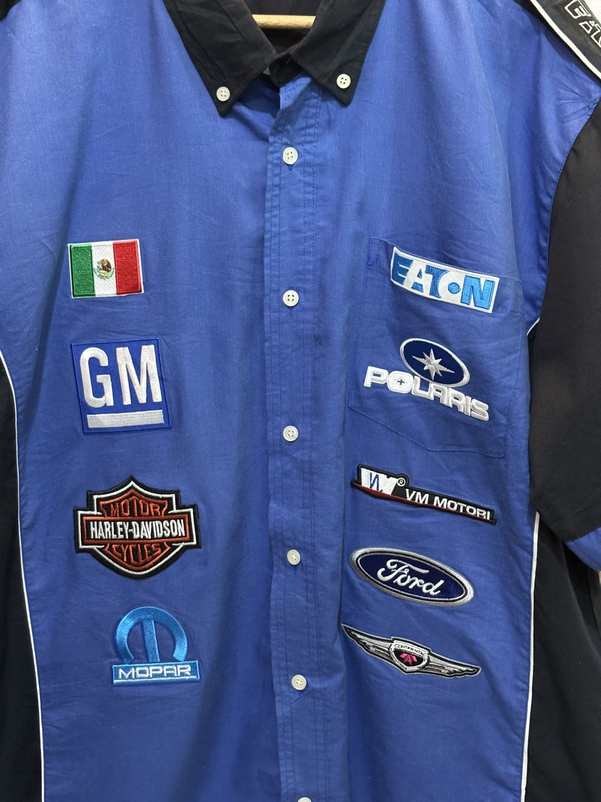 Harley Davidson Racing Brand Company Patch Shirt Size US XL / EU 56 / 4 - 5 Thumbnail
