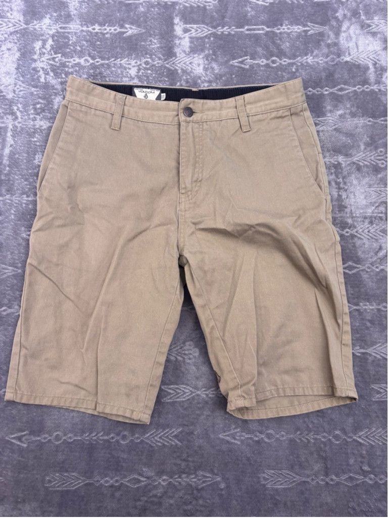 Volcom Men's Volcom Beige Shorts Size 32 Size US 32 / EU 48 - 1 Thumbnail