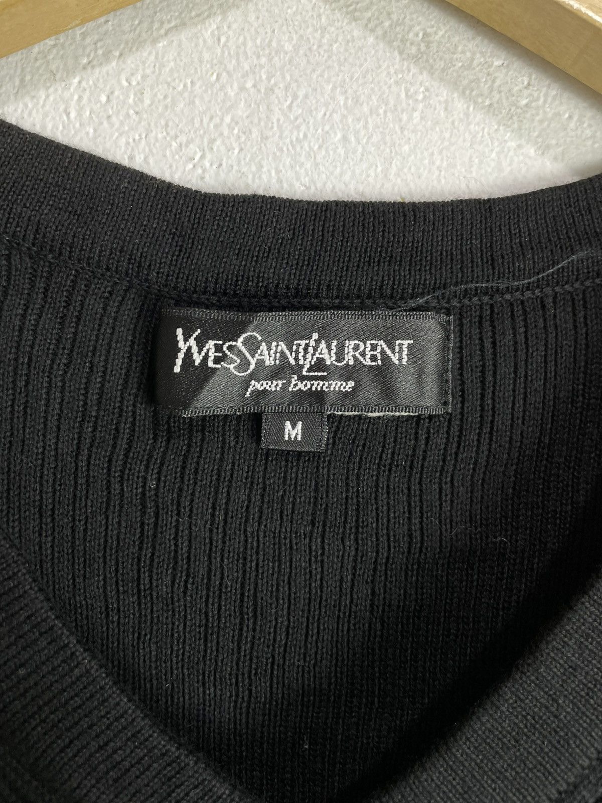 Yves Saint Laurent Vintage Yves Saint Laurent YSL Knit Vest Casual Pour Homme Size US M / EU 48-50 / 2 - 5 Thumbnail