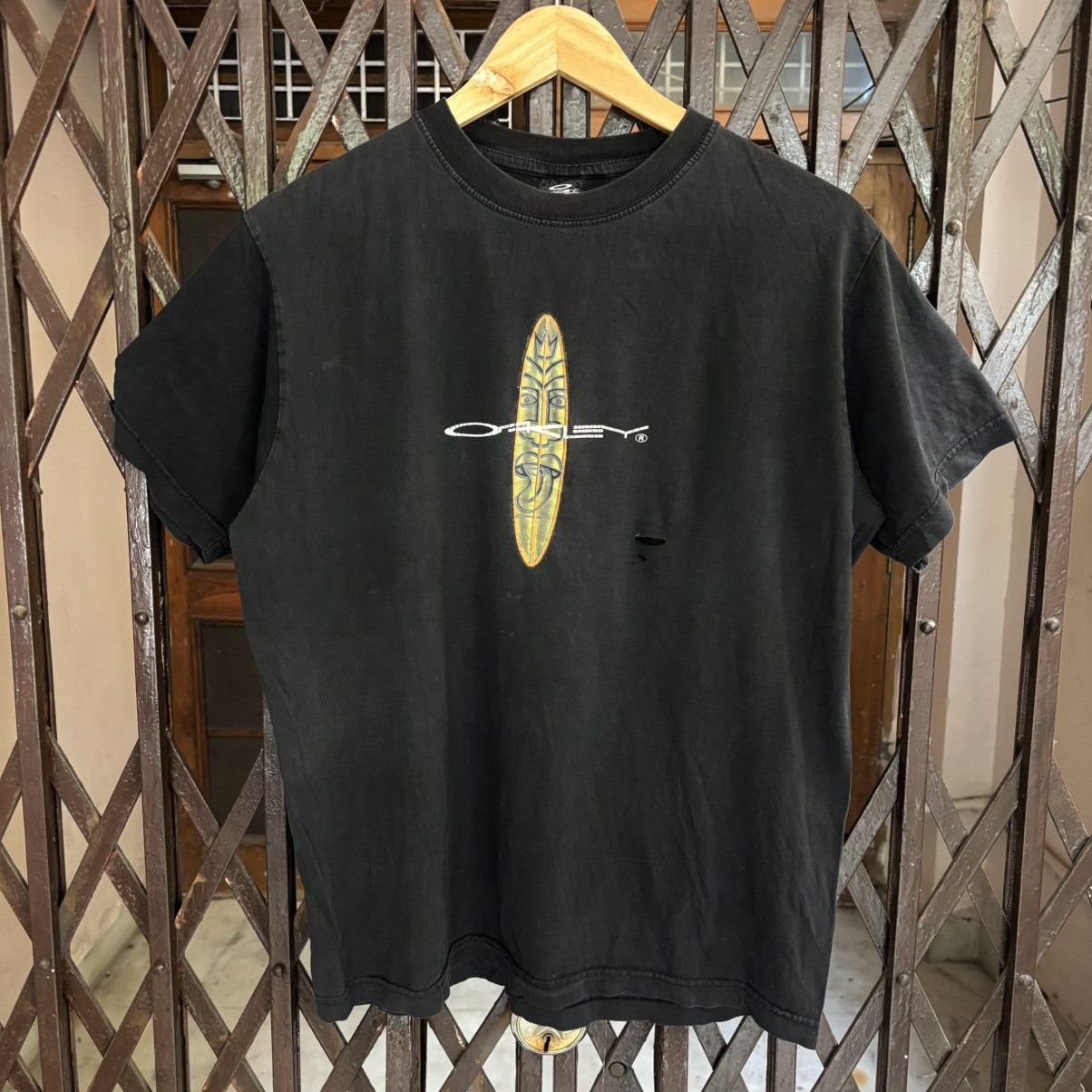 Oakley Vintage Faded Oakley Black T shirt Size US M / EU 48-50 / 2 - 1 Thumbnail
