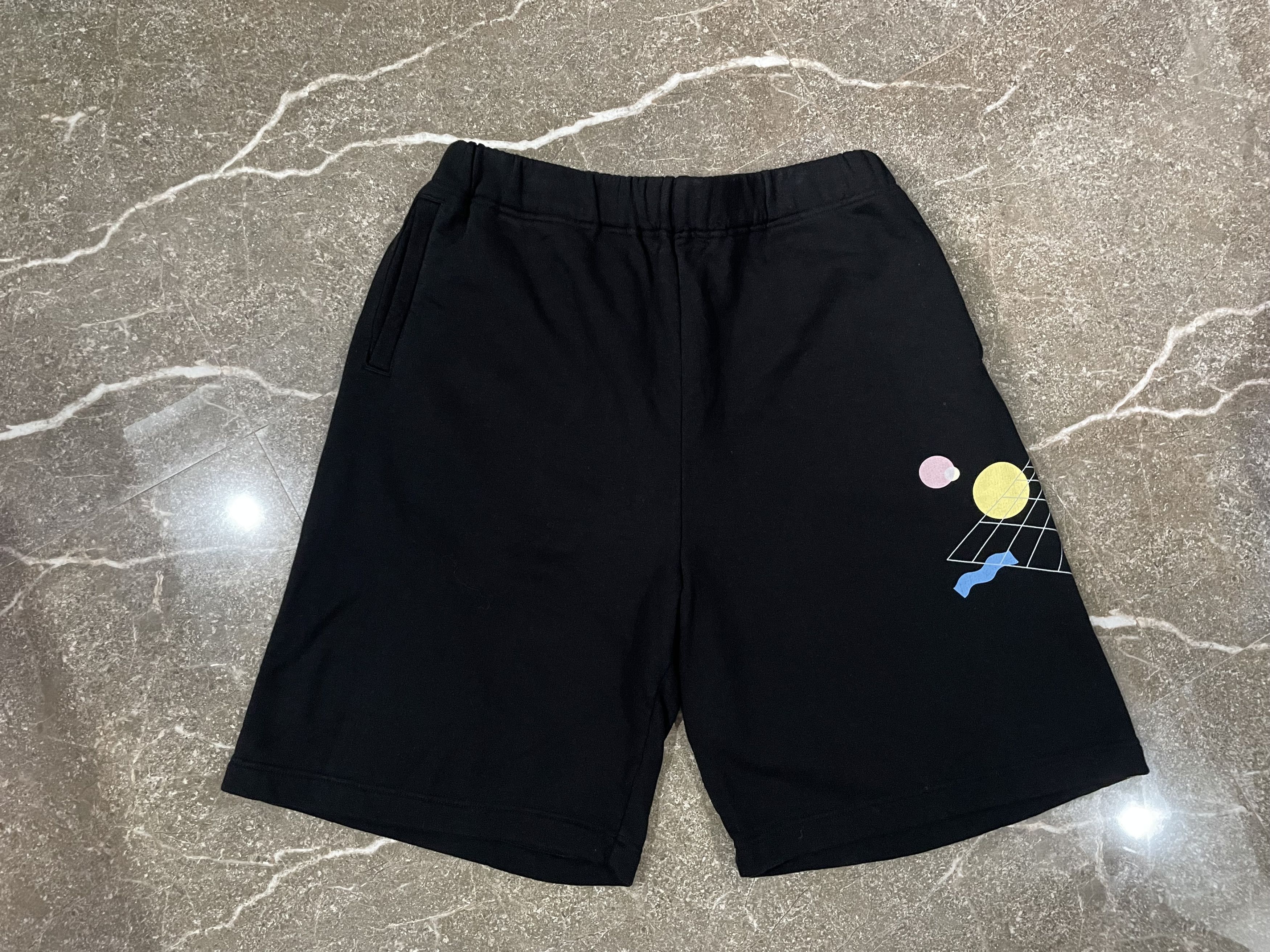 Japanese Brand × Undercover UNDERCOVER graphic-print cotton shorts Size US 34 / EU 50 - 1 Thumbnail