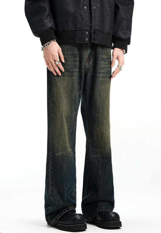 Japanese Brand × Jean Vintage distressed straight Cleanfit loose casual jeans Size US 32 / EU 48 - 2 Thumbnail