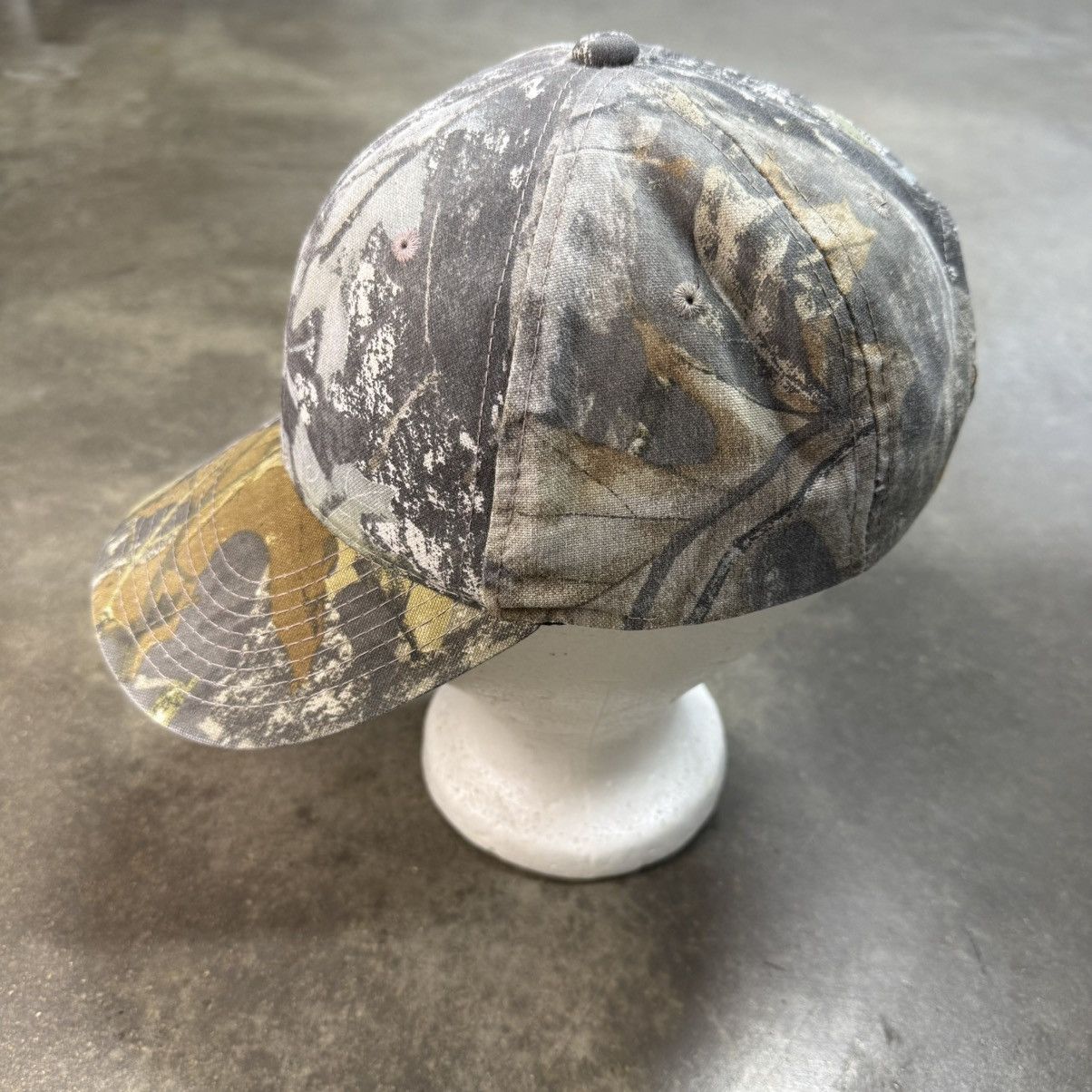 Signatures Vintage Signatures Mossy Oak Grunge Camo Hat Cap Size ONE SIZE - 4 Thumbnail