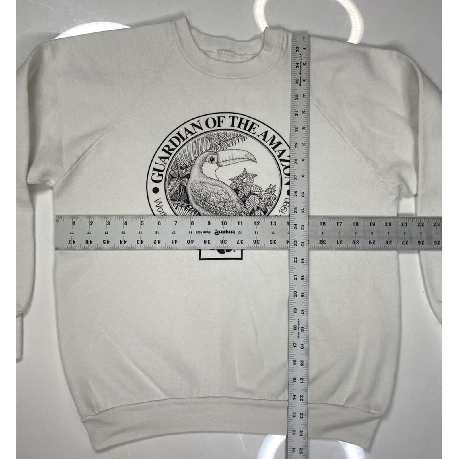 Vintage VINTAGE World Wildlife Fund Sweatshirt Women Small 90s Crew Neck Pullover Logo Graphic Print Size S / US 4 / IT 40 - 6 Thumbnail