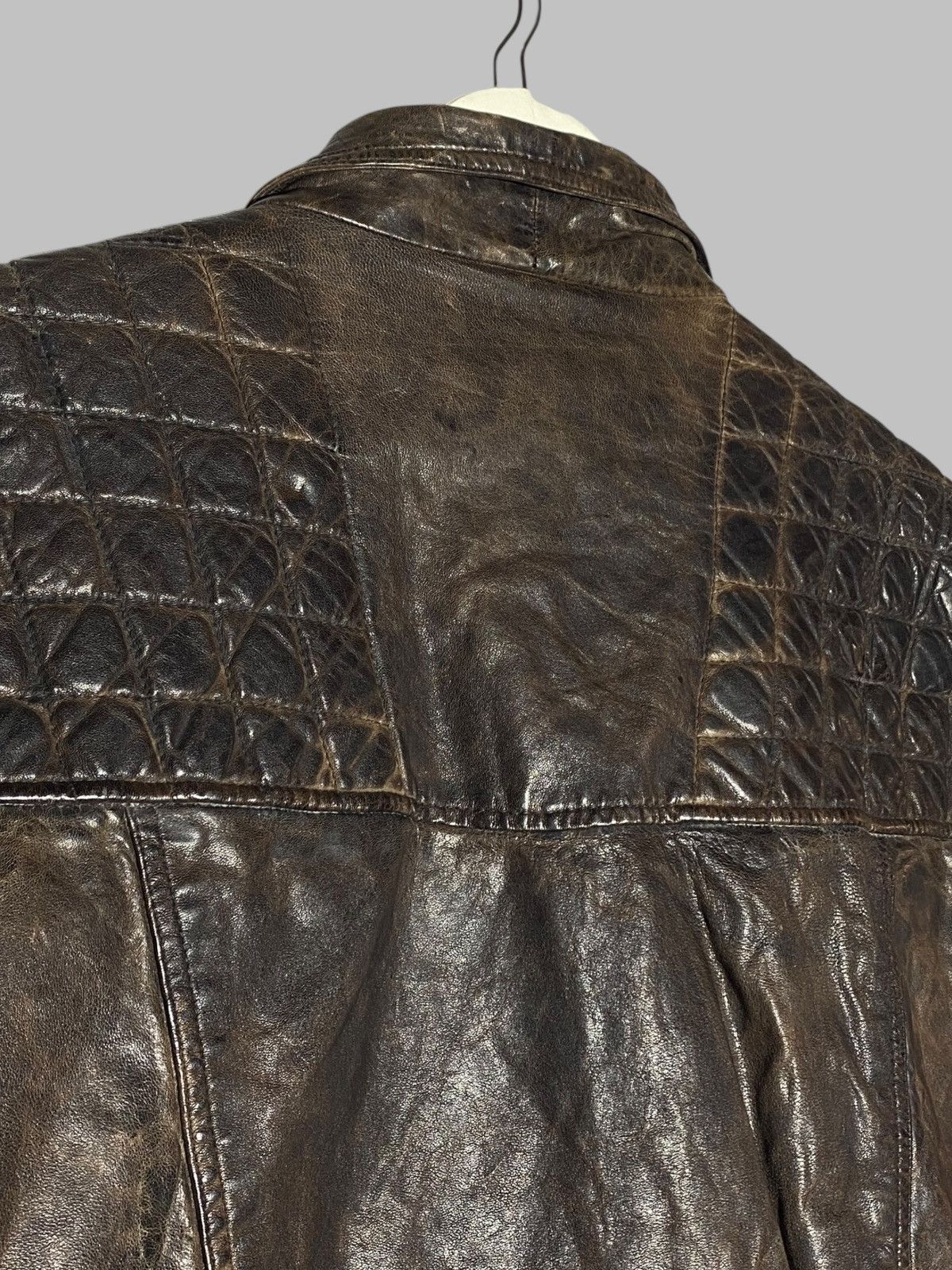 Allsaints Allsaints Drought Leather Biker Jacket Size US L / EU 52-54 / 3 - 4 Thumbnail