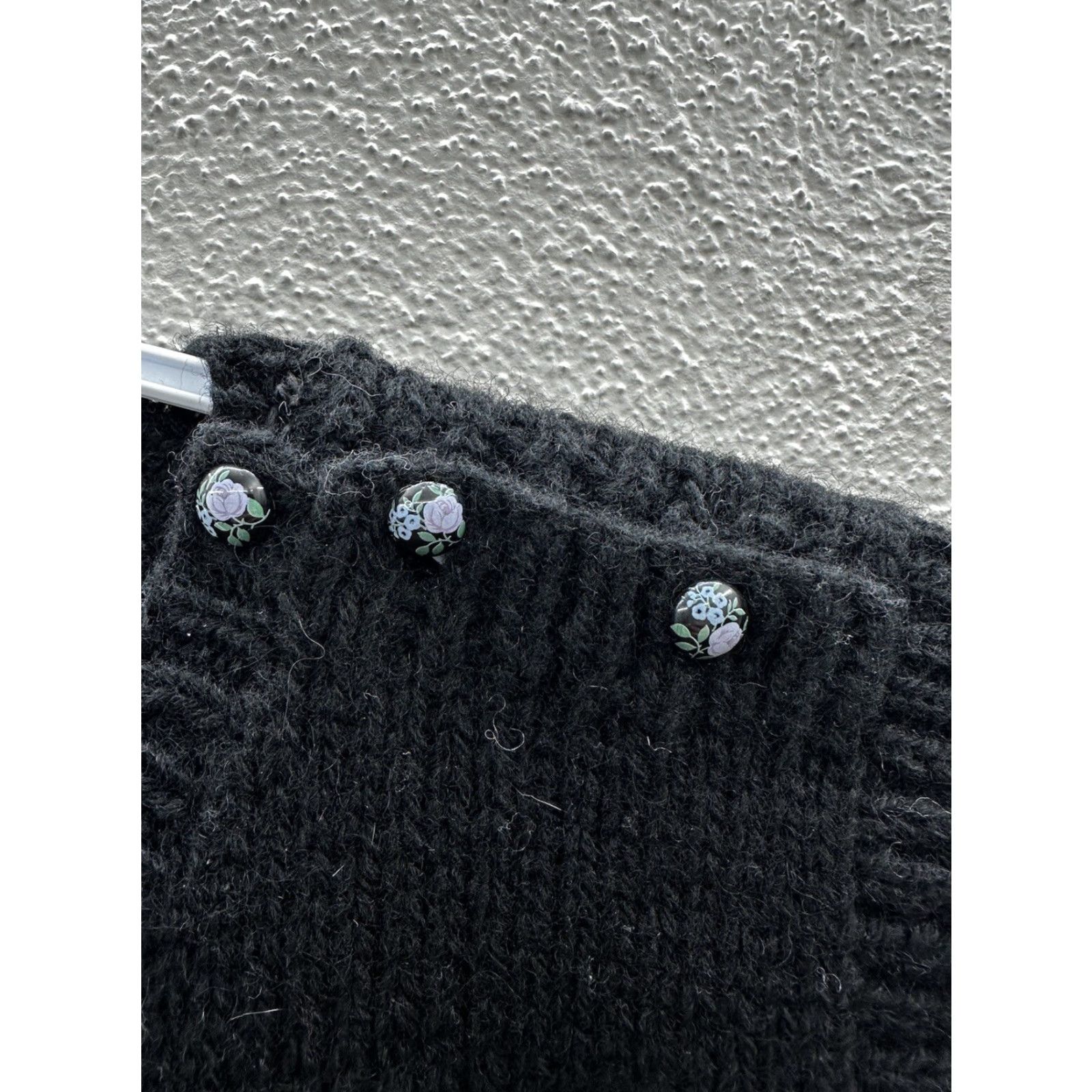 Vintage The Eagle's Eye Womens Sweater Vest L Black Knitted Bunny Vintage Eyecatching Easter 90s Mens? Size L / US 10 / IT 46 - 4 Thumbnail