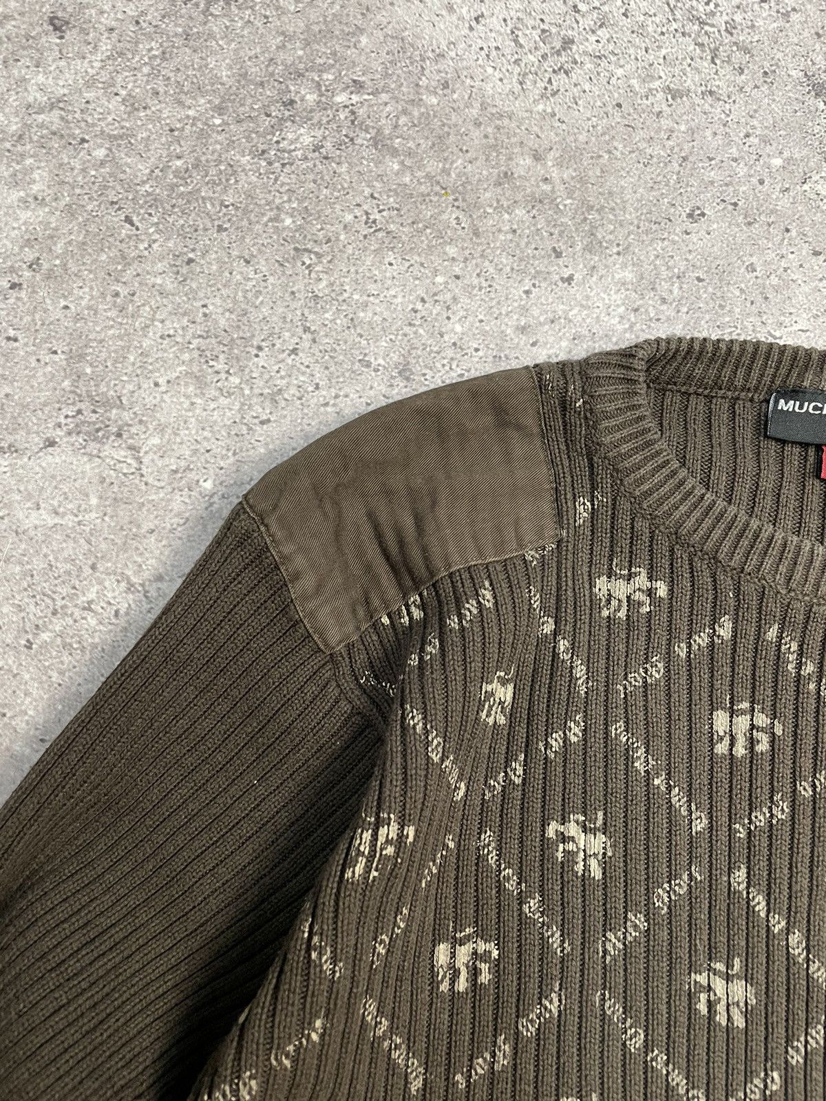 Vintage Vintage Diesel Style striped Sweater Faded Efect 00s knit Size US M / EU 48-50 / 2 - 9 Thumbnail