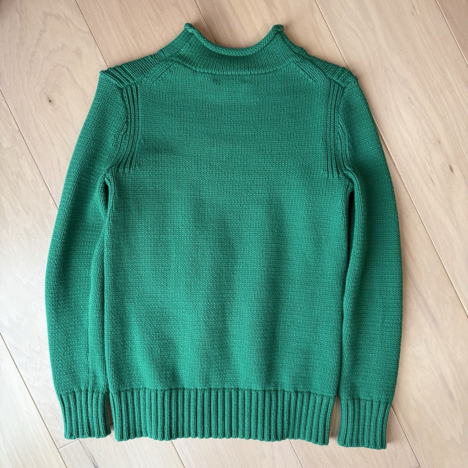 J.Crew J Crew Rollneck Sweater Women's XS Green Oarsman Minimalist Size XS / US 0-2 / IT 36-38 - 8 Thumbnail