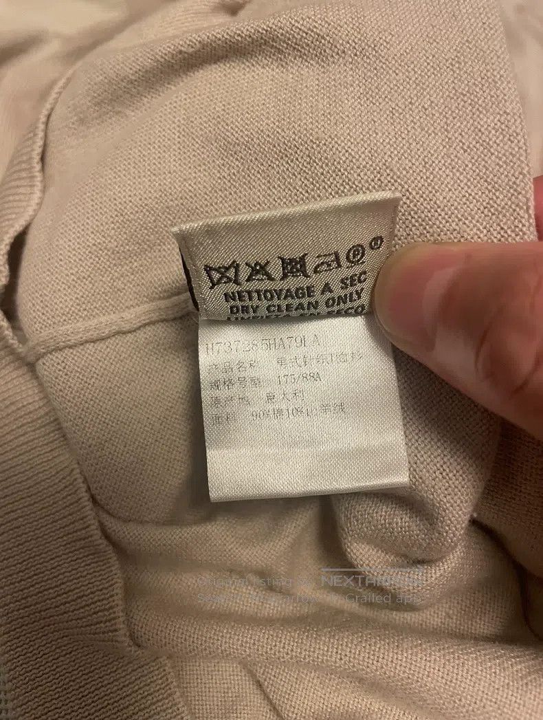 Hermes Hermes Half-zip short-sleeve knitwear Size US L / EU 52-54 / 3 - 9 Thumbnail