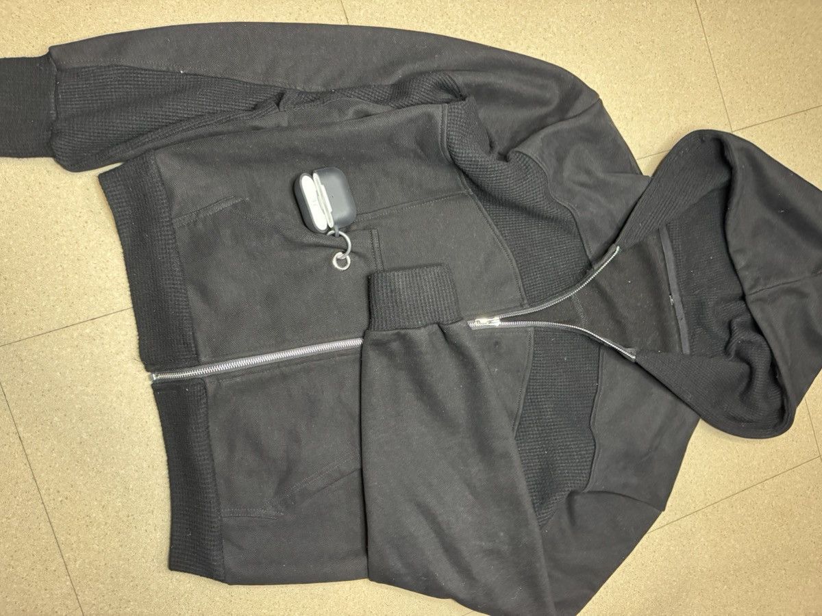 If Six Was Nine × Japanese Brand × Le Grande Bleu (L.G.B.) Rare Waffle Paneled Zip Up Hoodie sweater Size US L / EU 52-54 / 3 - 15 Thumbnail