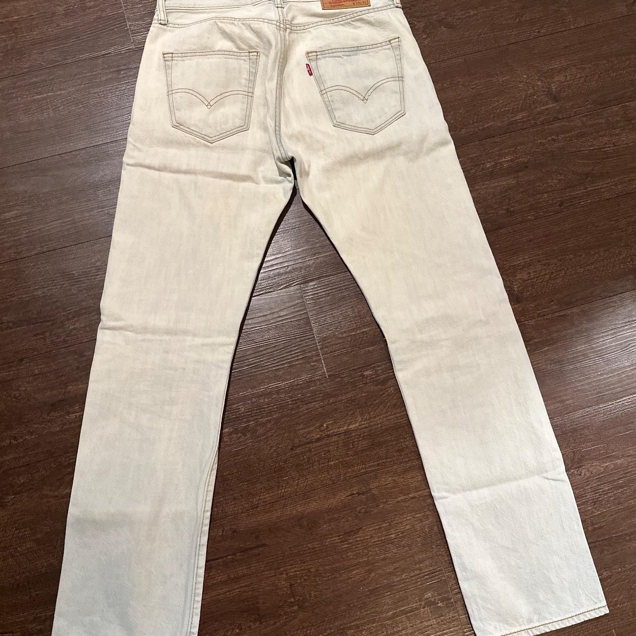 Levi's × Supreme Supreme Levi’s Jeans 30x32 Light Wash Cotton Size US 30 / EU 46 - 4 Thumbnail
