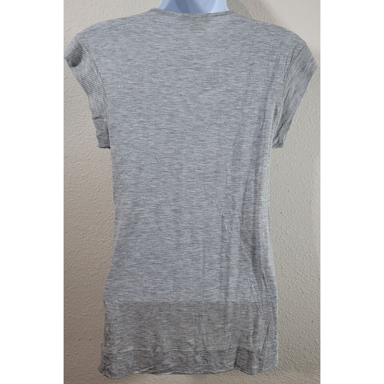 Banana Republic Banana Republic Gray Heathered Layered Ruffle Bodice XS Size XS / US 0-2 / IT 36-38 - 3 Thumbnail