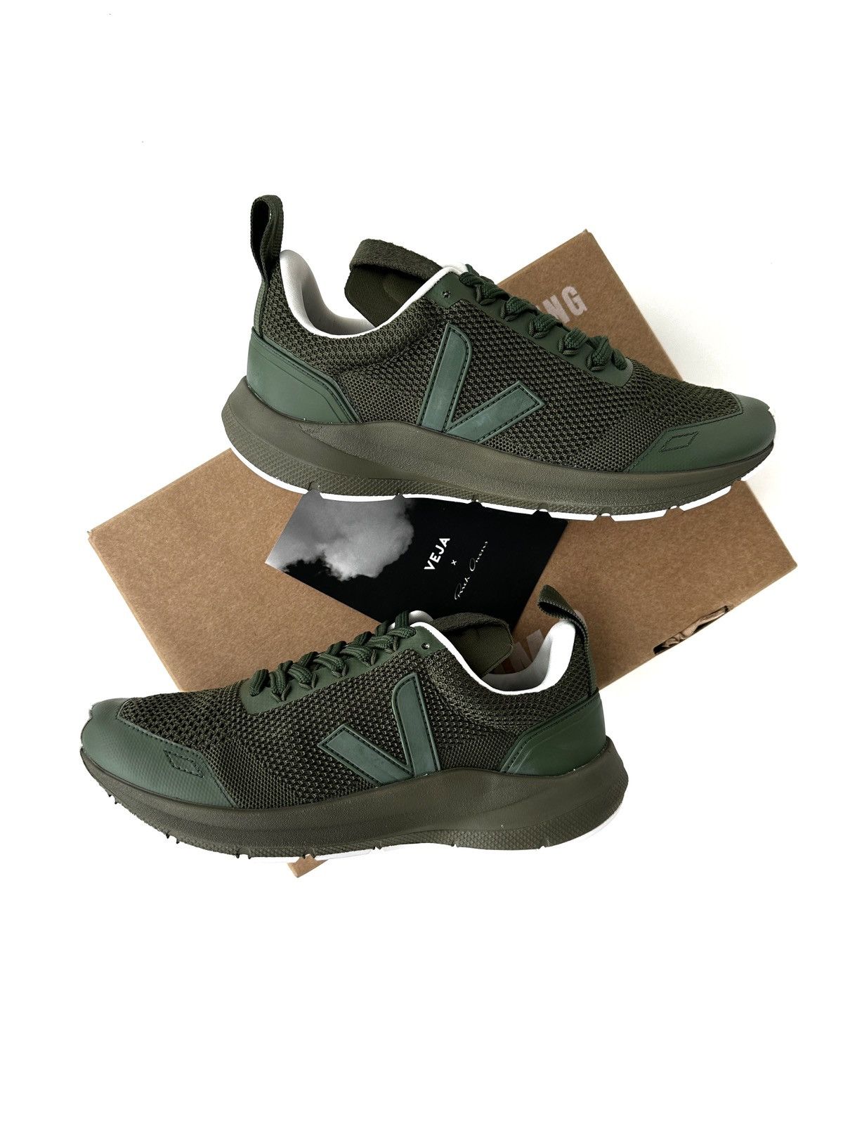 VEJA × Rick Owens PERFORMANCE RUNNER 42 Rick Owens Veja P. Runner V-Knit PR1002756 Eur 42 - Ceny i